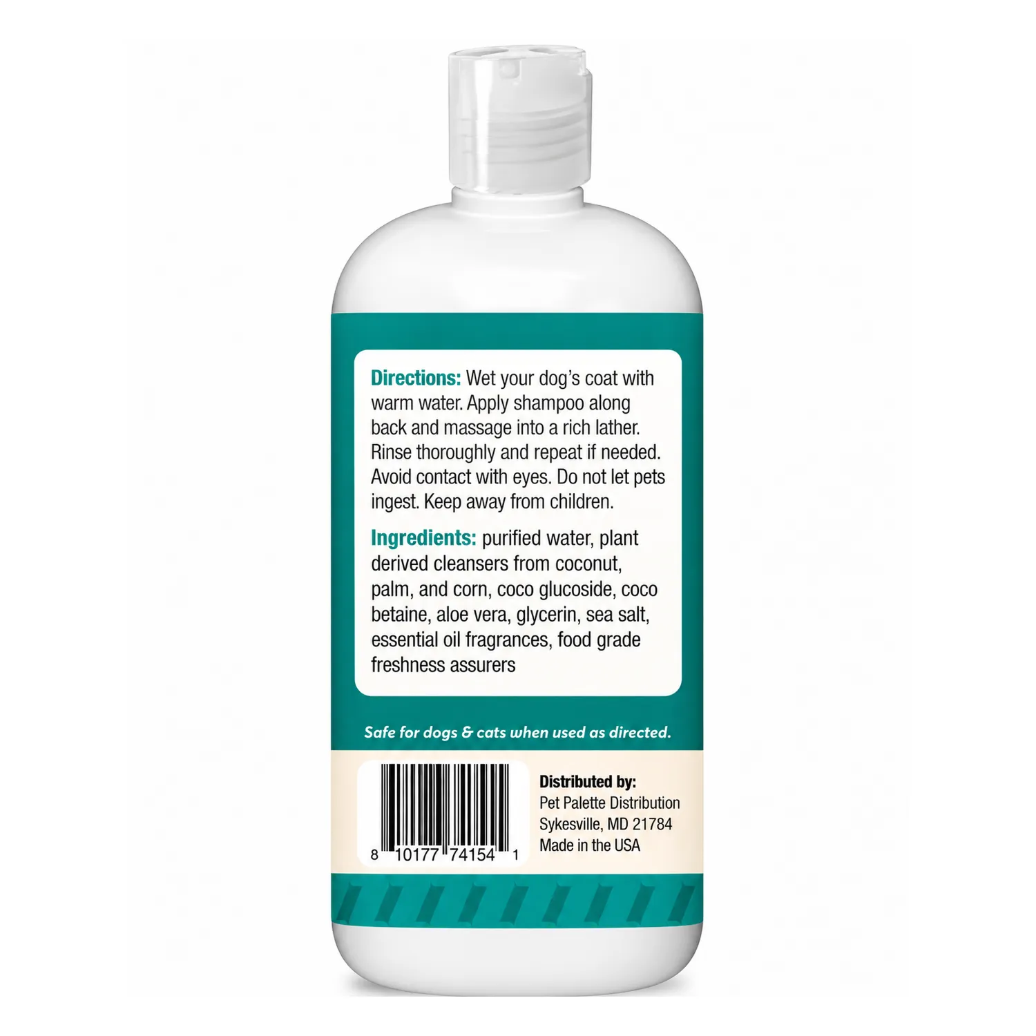 ThoozyPet White Coat Shampoo Green Tea & Mint 16oz - Image 5