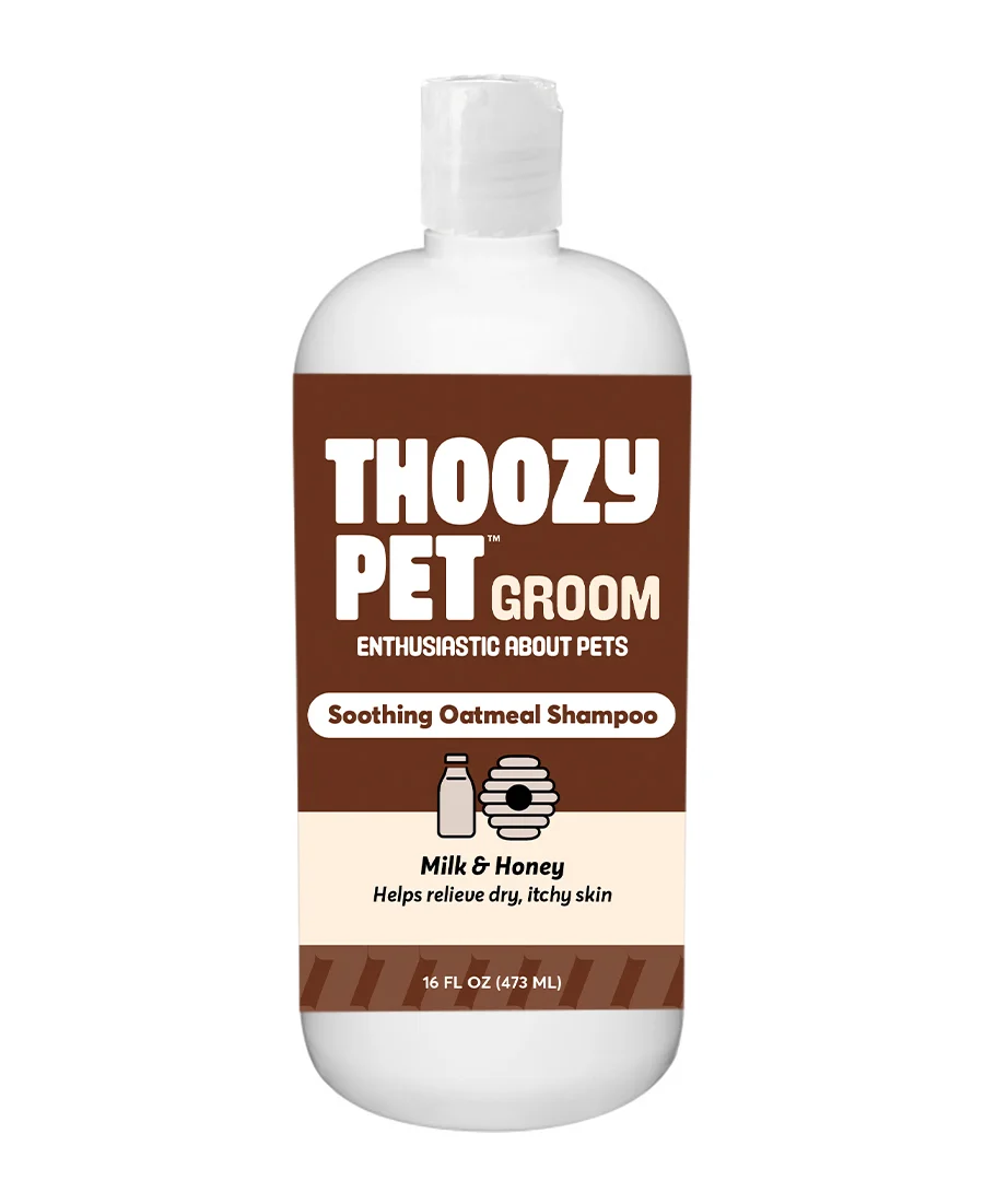 ThoozyPet Soothing Oatmeal Shampoo Milk & Honey 16oz - Image 4