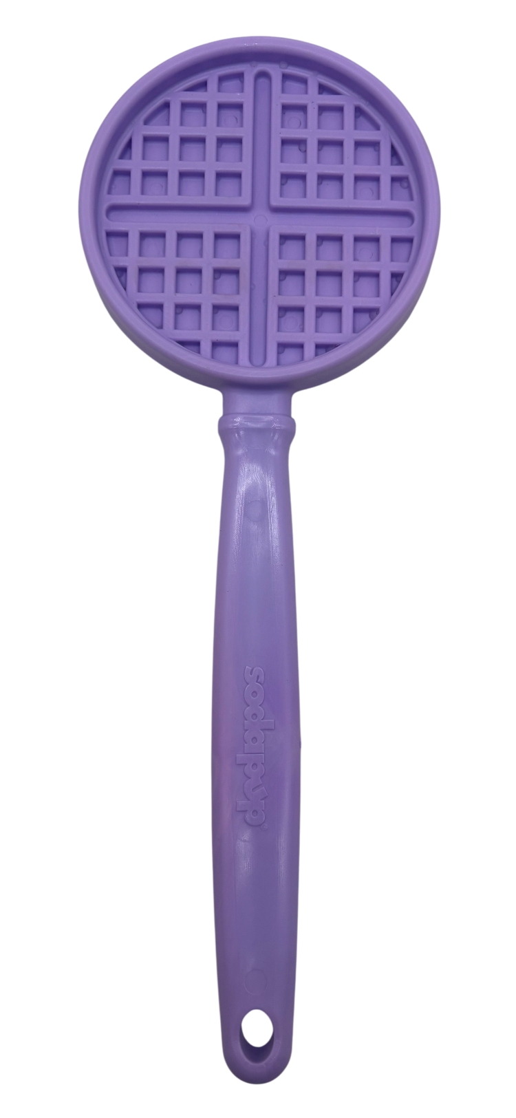 SodaPup eStick Hand-Held Dog Enrichment Toy Interactive Lick Stick | USA Made Waffle Pastel Purple
