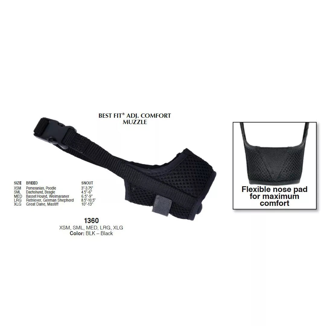 Coastal Best Adjustable Black Muzzle-Large - Image 3