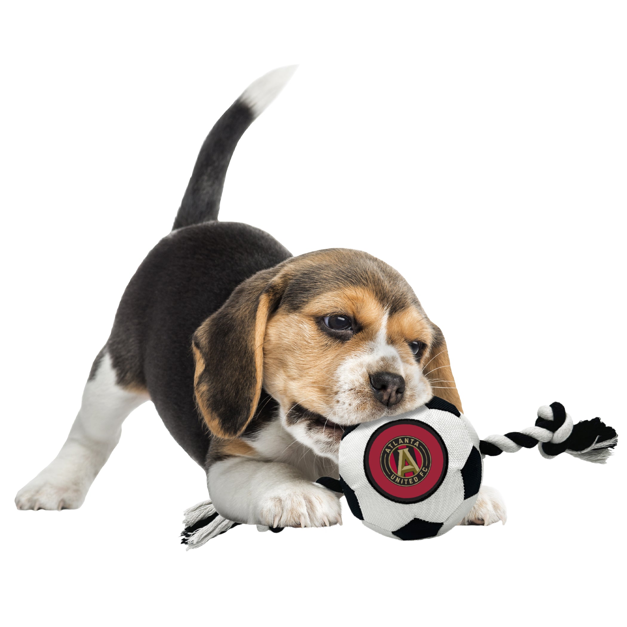 Atlanta United Soccer Ball Rope Toy - Image 2