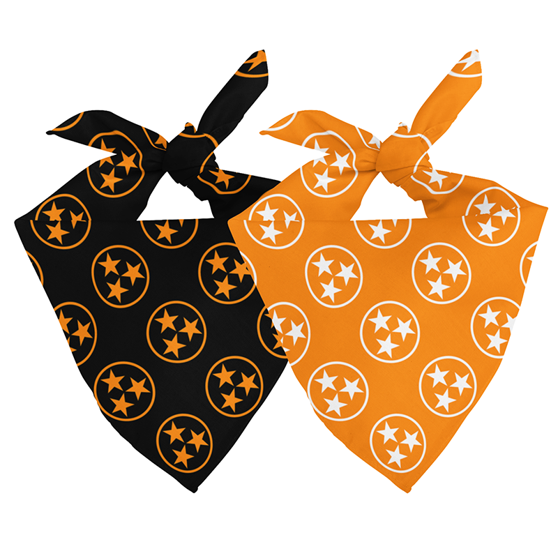 Tennessee Tri-Star Dog Bandana - Image 2