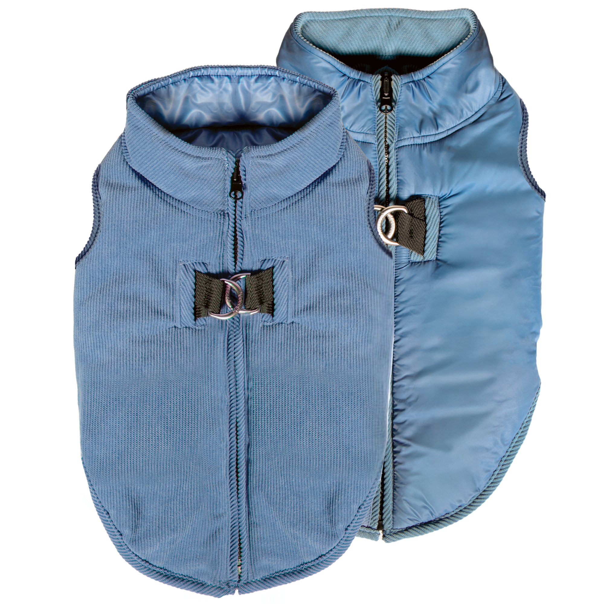 #78251 Corduroy Reversible Zip Up Fleece - Image 2