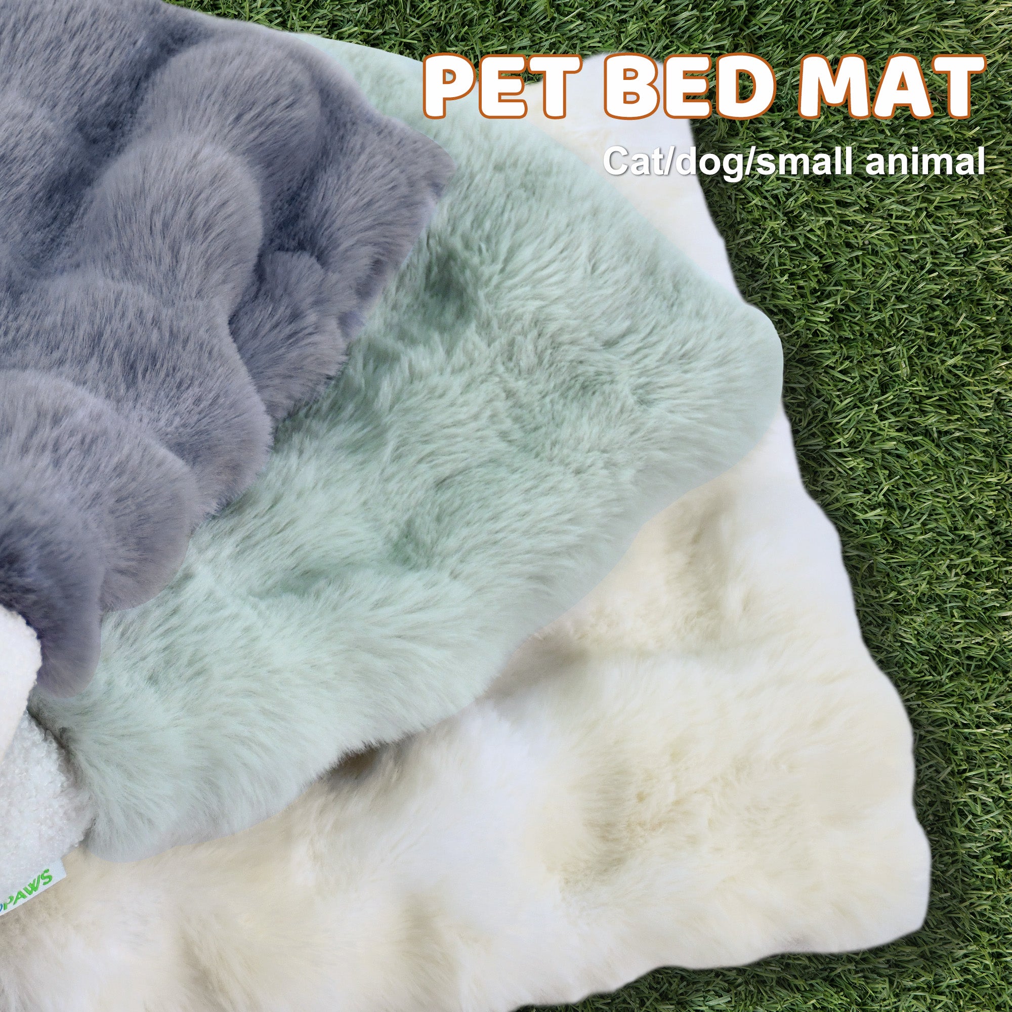 GOOPAWS 4-in-1 Cat Sack Bed Cave - Self Warming Pet Sleeping Bag for Cats & Small Dogs,, Sage Green - Image 6