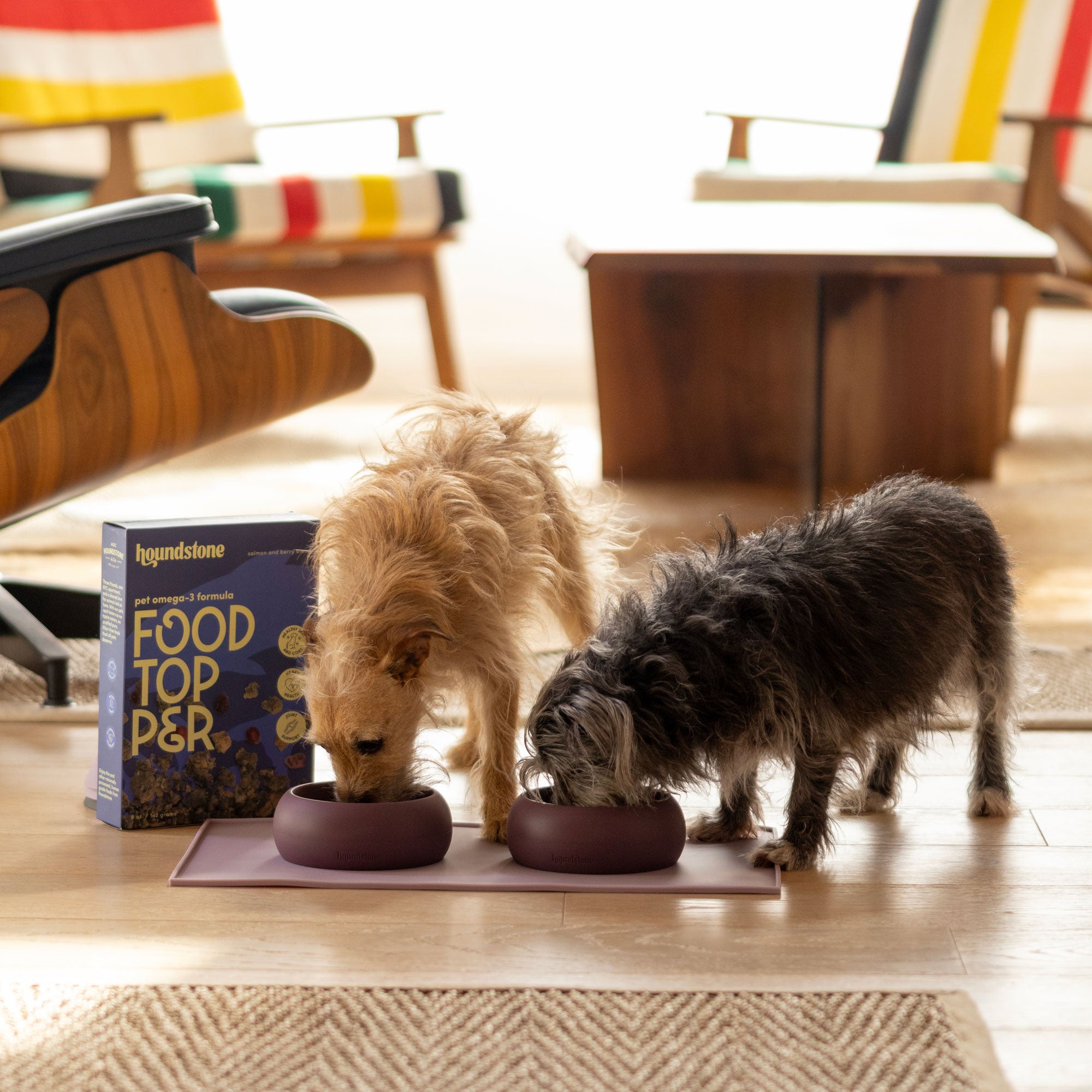 Coquito Silicone Dog Bowl, 1 Cup, Rosewood
