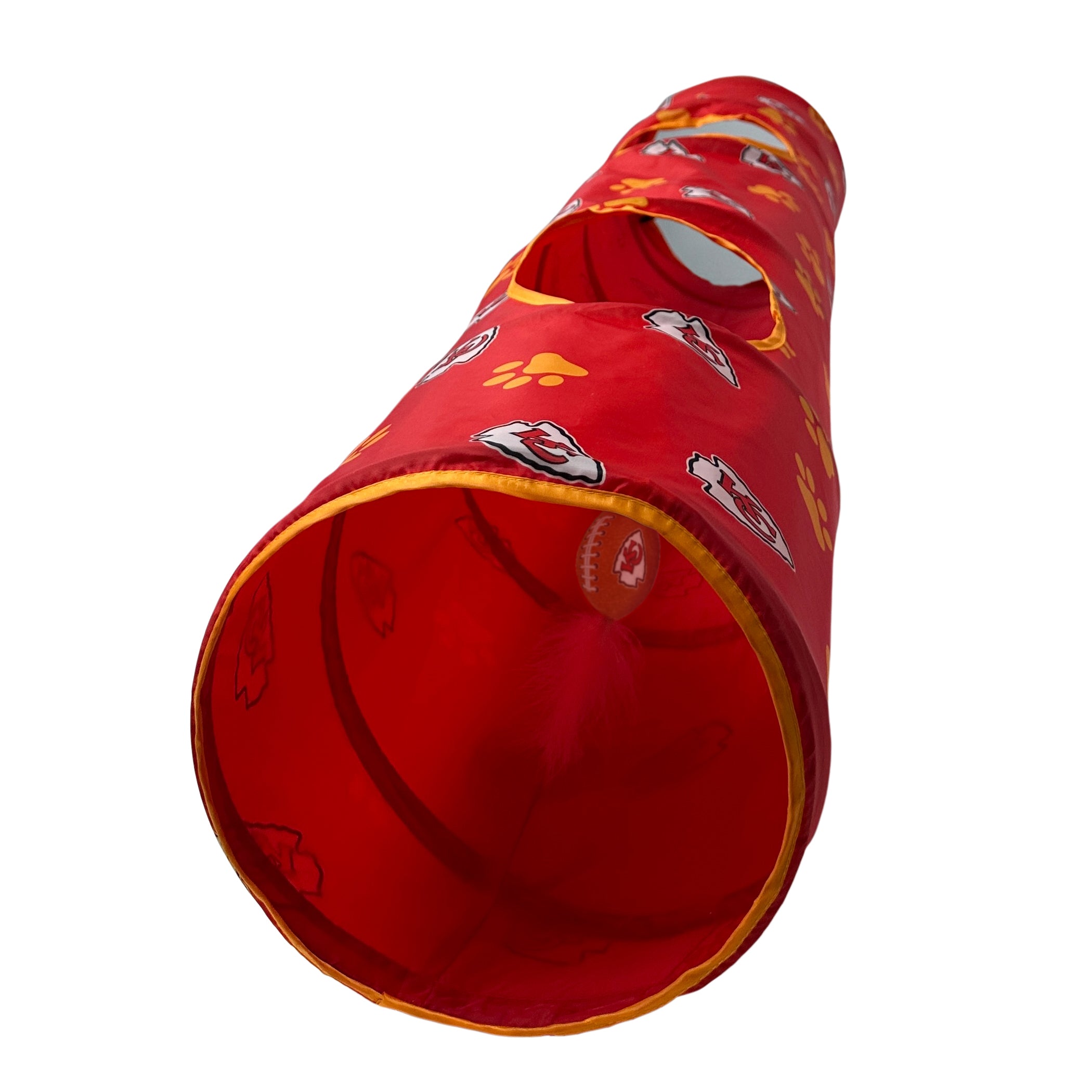 Kansas City Chiefs Cat Tunnel Toy - Image 2
