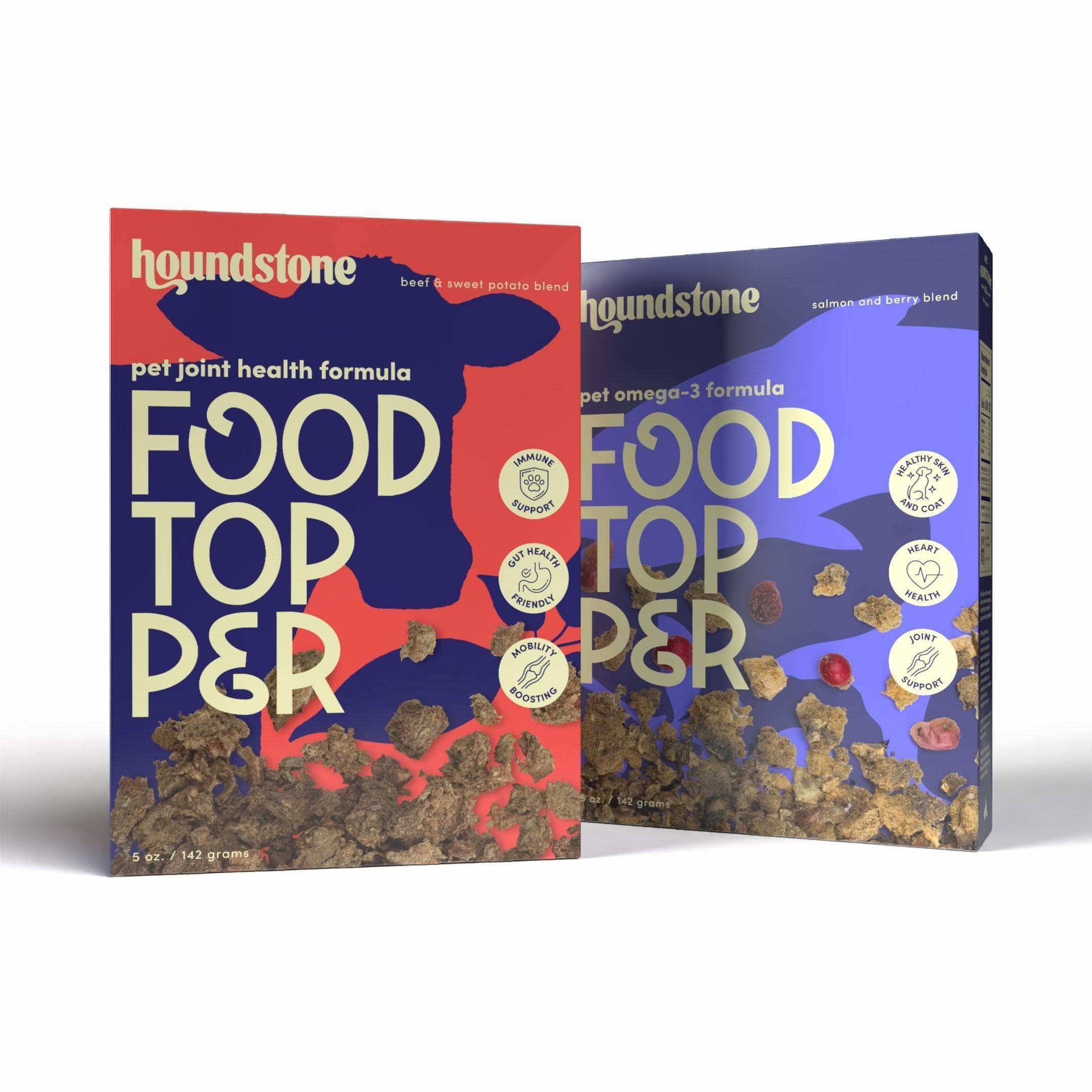 freeze dried dog food toppers joint health and omega skin and coat formulas
