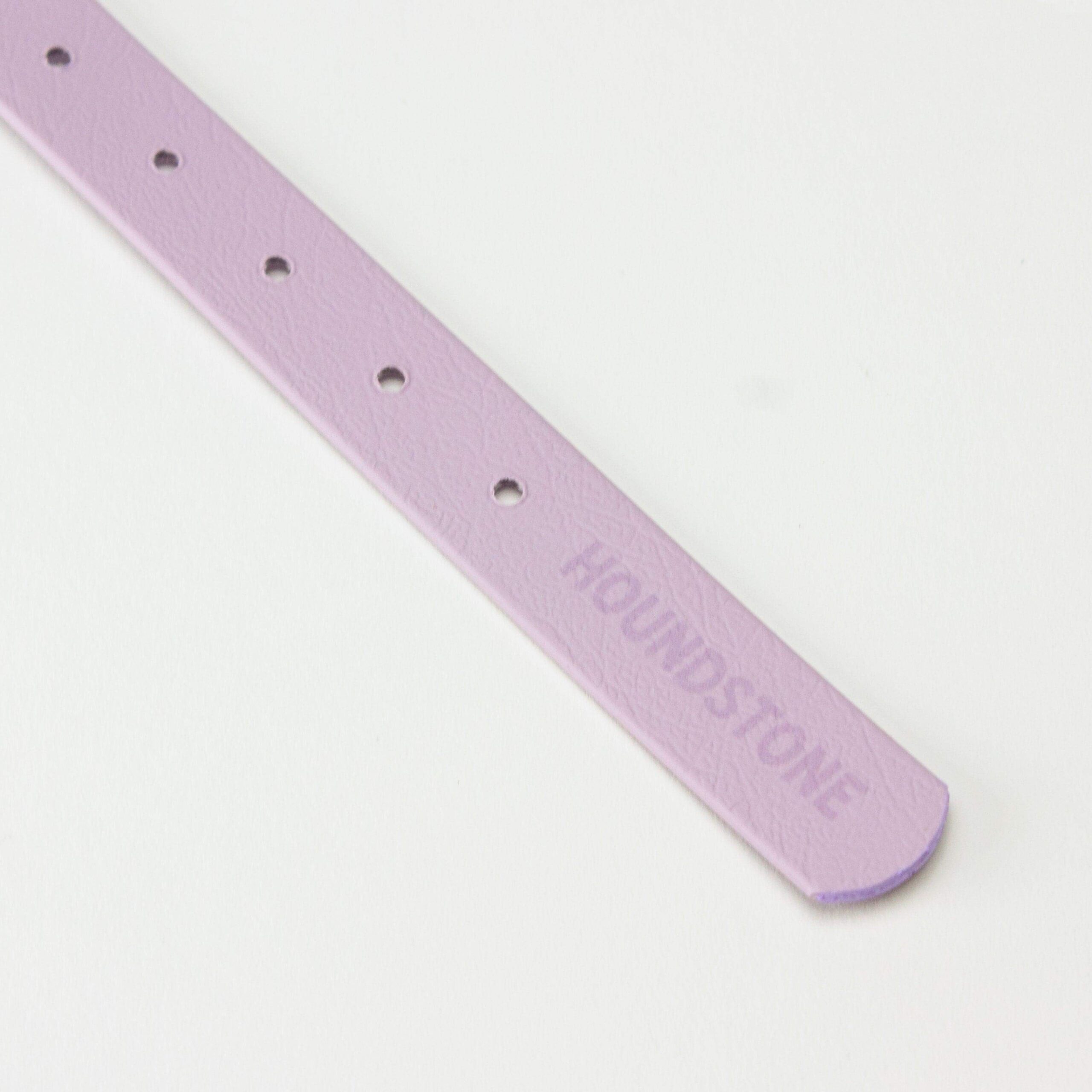 Dual-Tone BioThane Dog Collar in Gray & Violet - Image 2