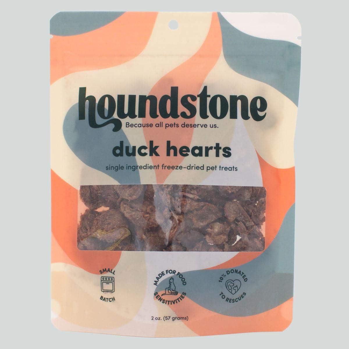 Duck Heart Freeze Dried Dog Treats - Image 2