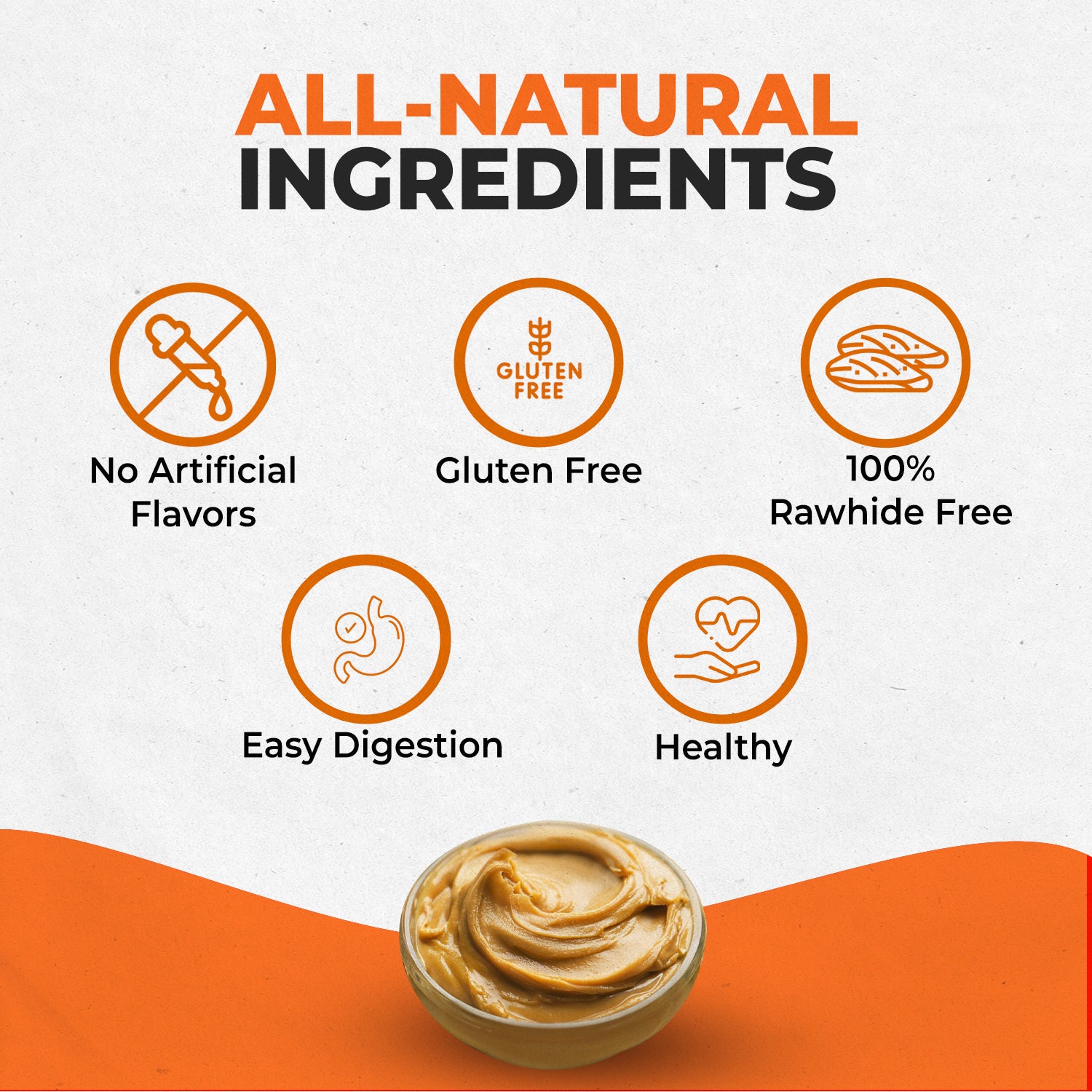 Canine Naturals Natural Peanut Butter Chew - 5" Stick - Image 6
