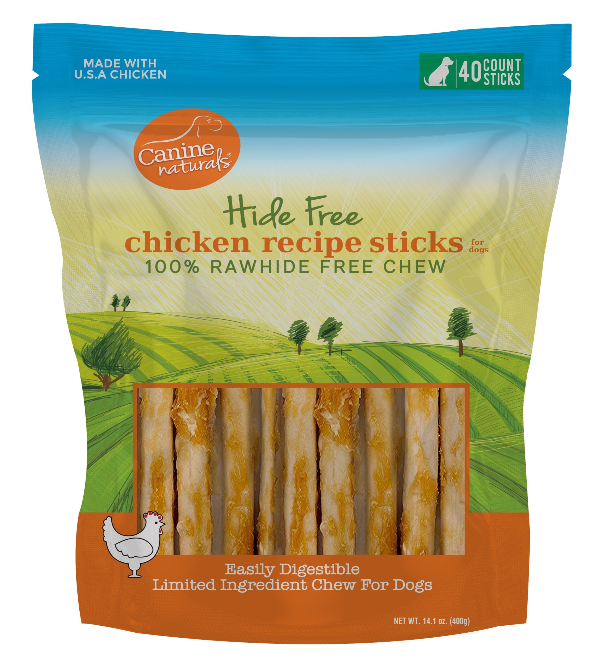 Canine Naturals Chicken Recipe Chew - 5" Stick - Image 2