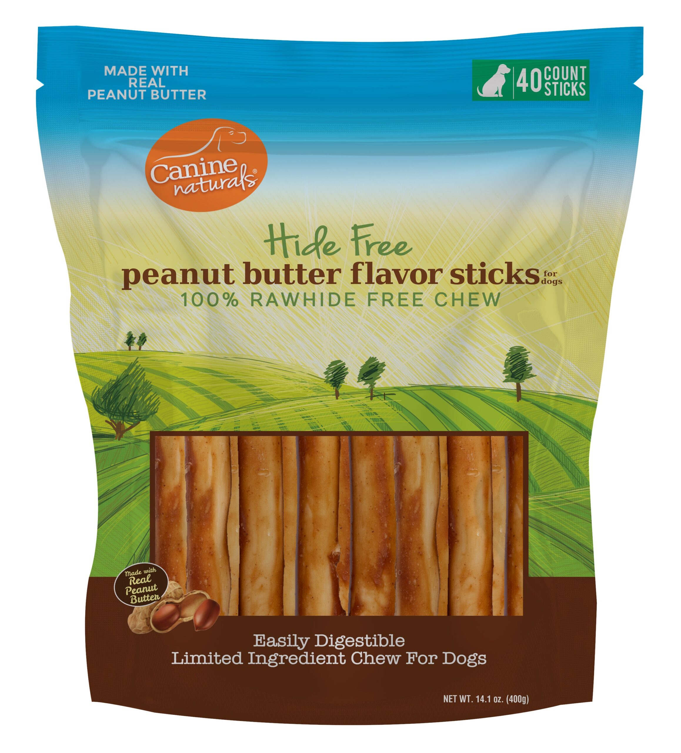 Canine Naturals Natural Peanut Butter Chew - 5" Stick - Image 3