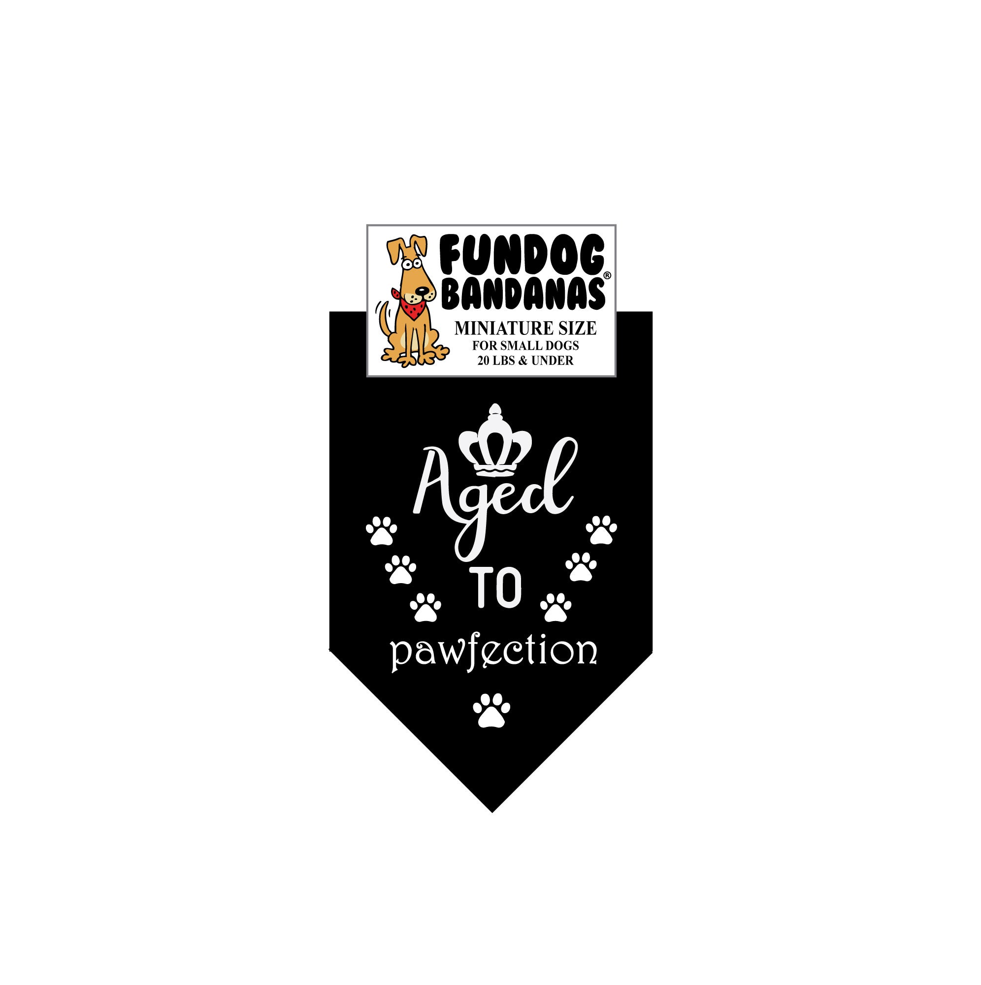 Wholesale Pack - Aged to Pawfection Bandana - Image 3