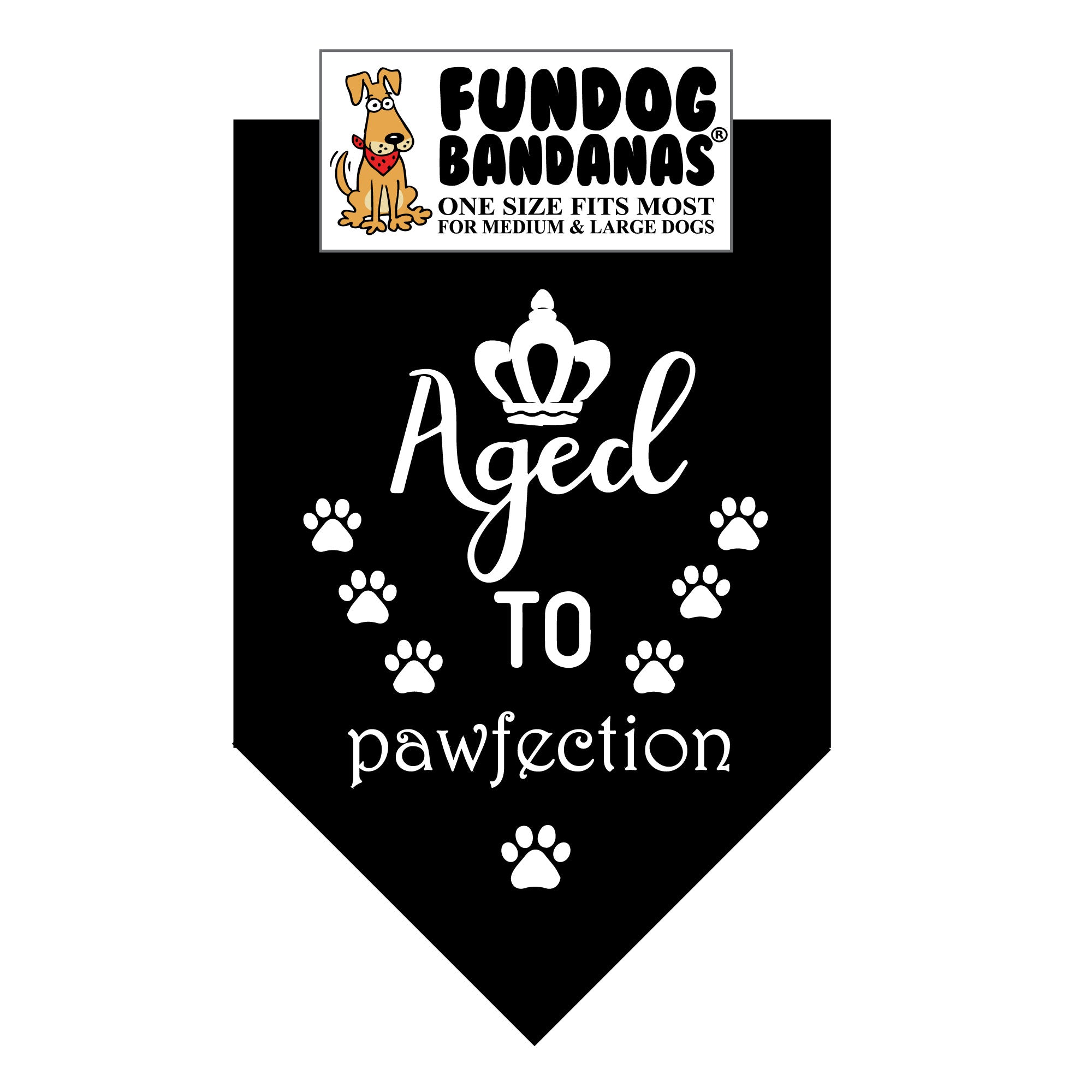 Wholesale Pack - Aged to Pawfection Bandana - Image 4