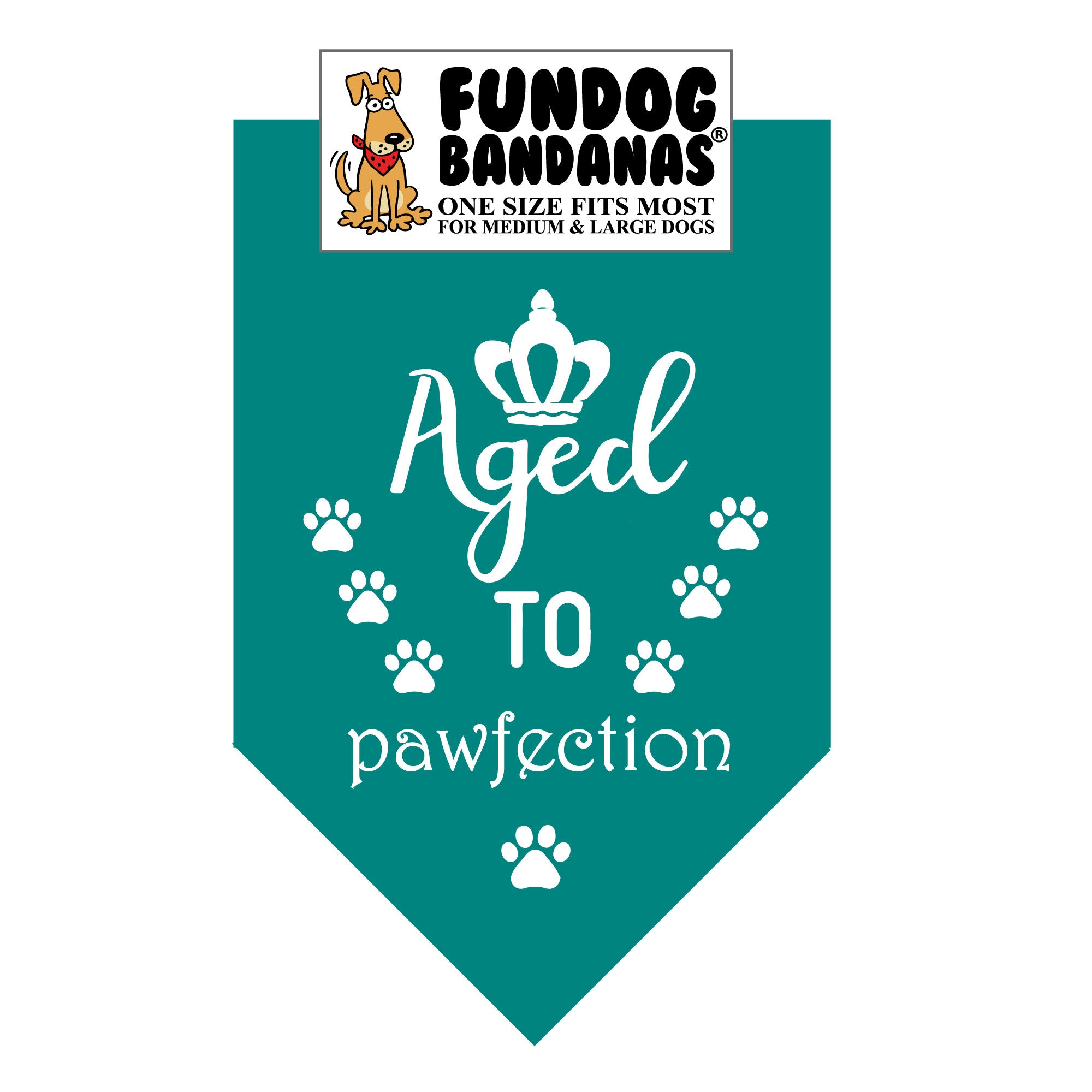 Wholesale Pack - Aged to Pawfection Bandana - Image 2