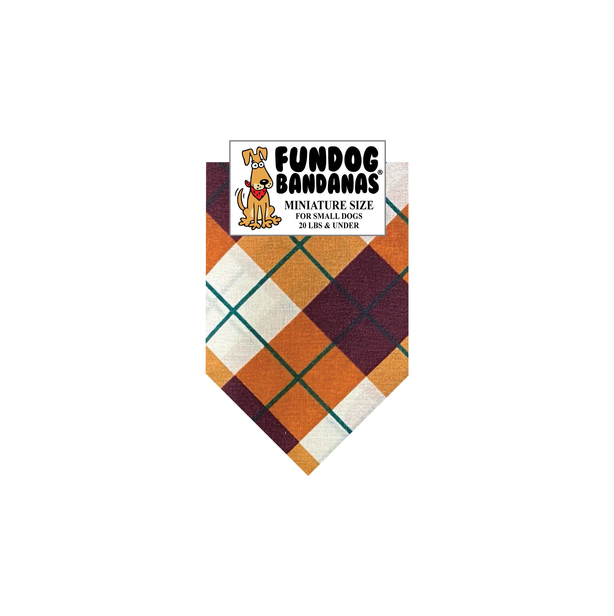 Wholesale Pack - Fall Plaid Bandana