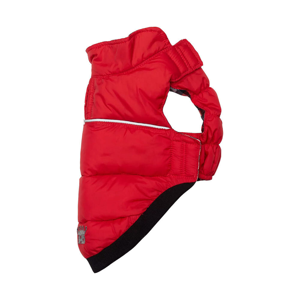 Flex-Fit Reversible Puffer Coat Red / Gingham - Image 4
