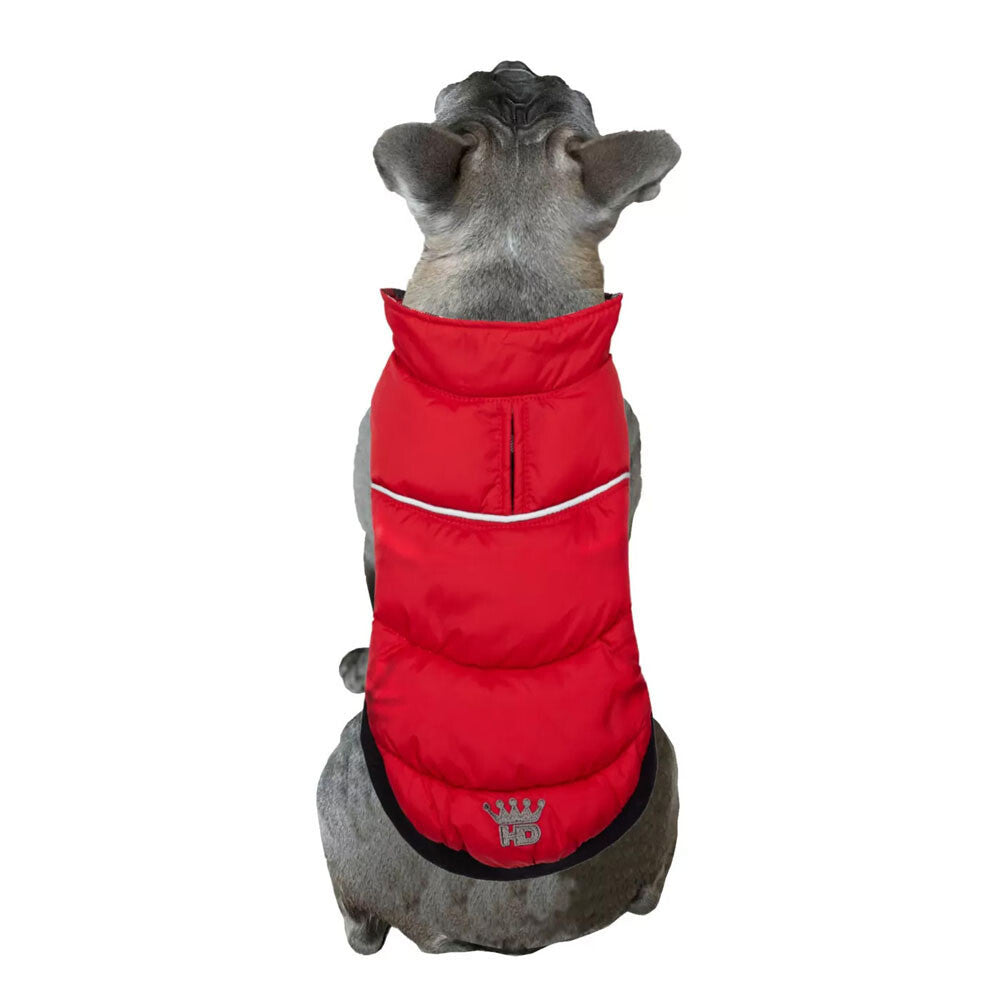 Flex-Fit Reversible Puffer Coat Red / Gingham - Image 5