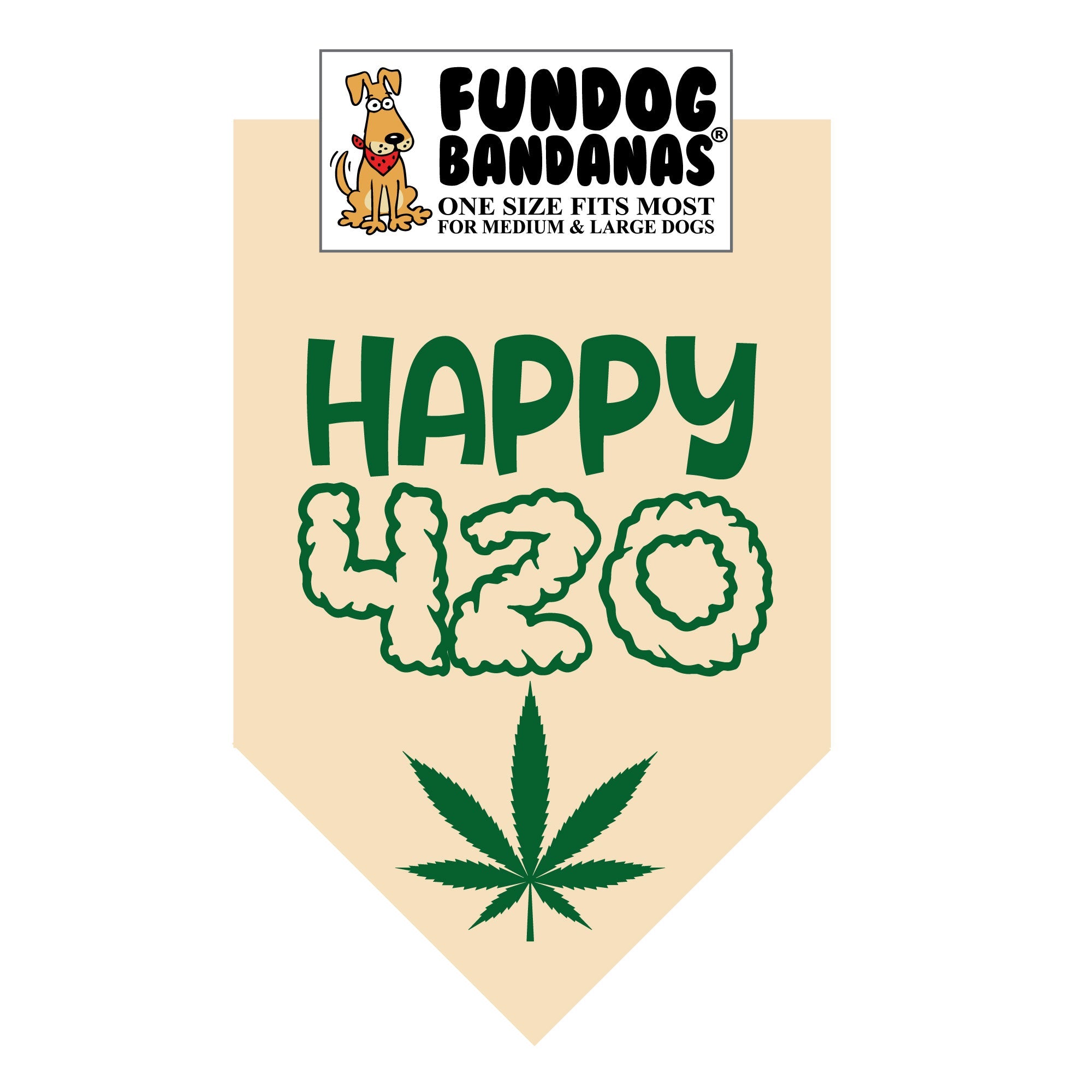 Wholesale Pack - Happy 420 Bandana - Image 2