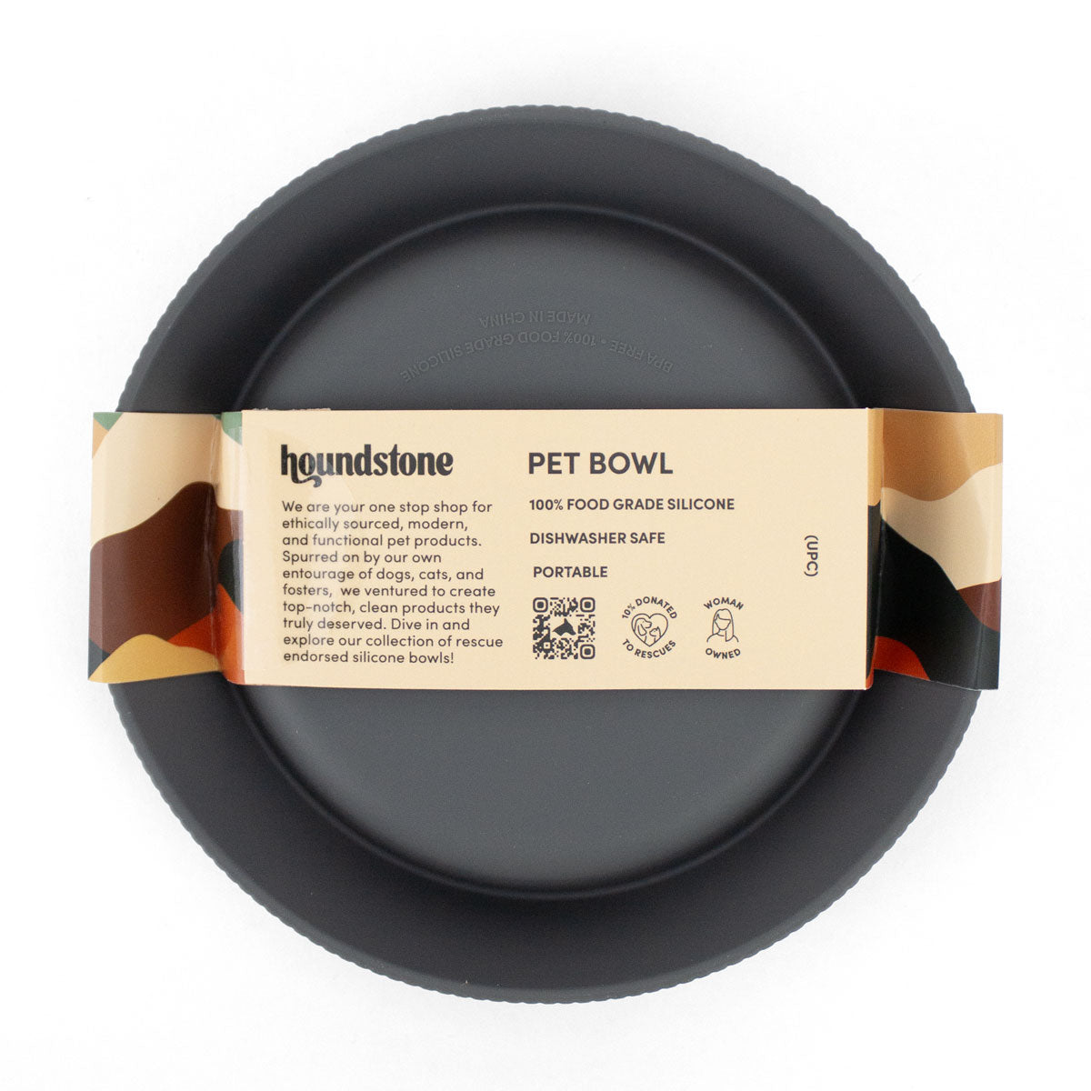 The Original Six Seven Silicone Cat Bowl, Charcoal - Image 5
