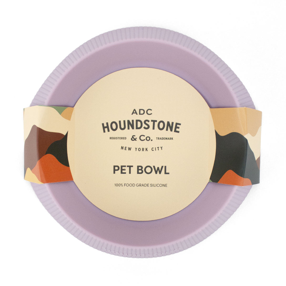 The Original Six Seven Silicone Cat Bowl, Mauve