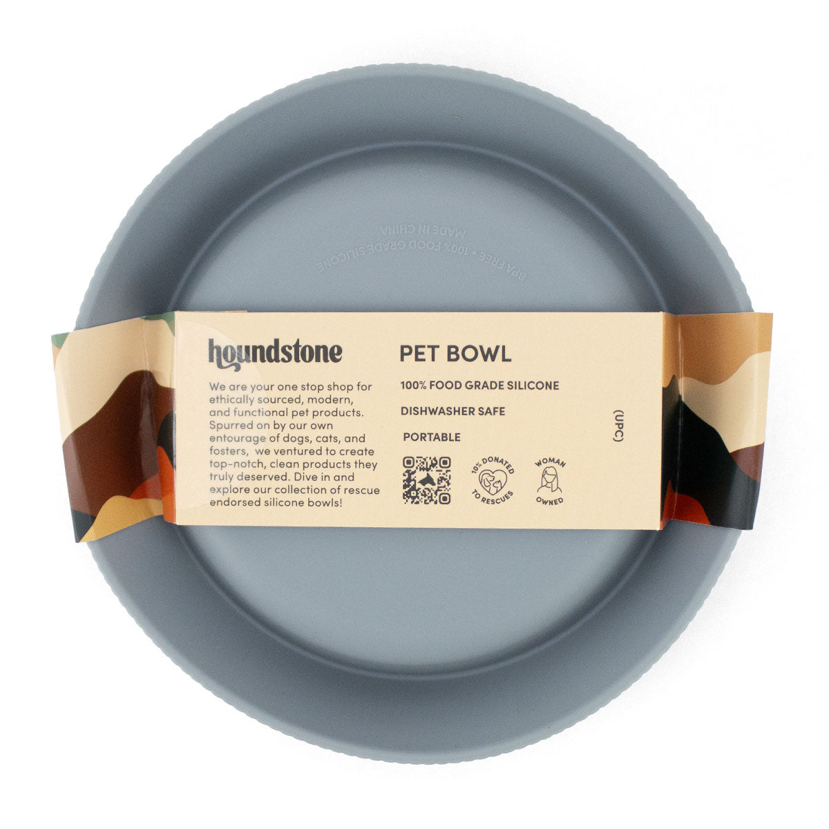 The Original Six Seven Silicone Cat Bowls, Slate Grey - Image 5