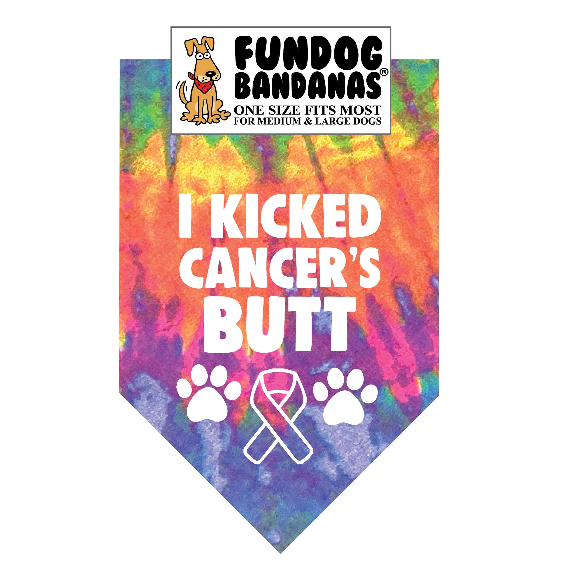 Wholesale Pack - I Kicked Cancer's Butt Bandana - Image 4