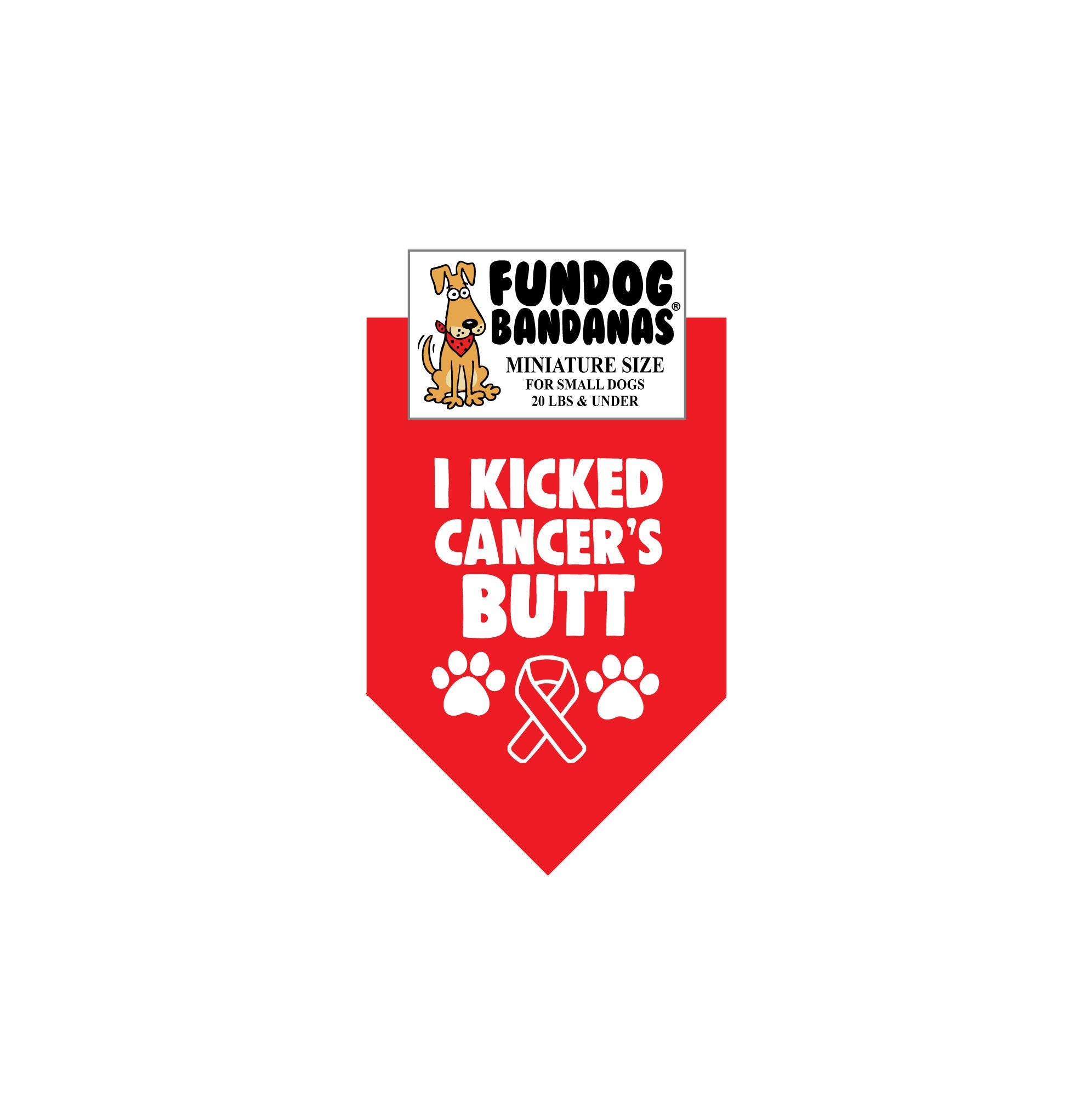 Wholesale Pack - I Kicked Cancer's Butt Bandana