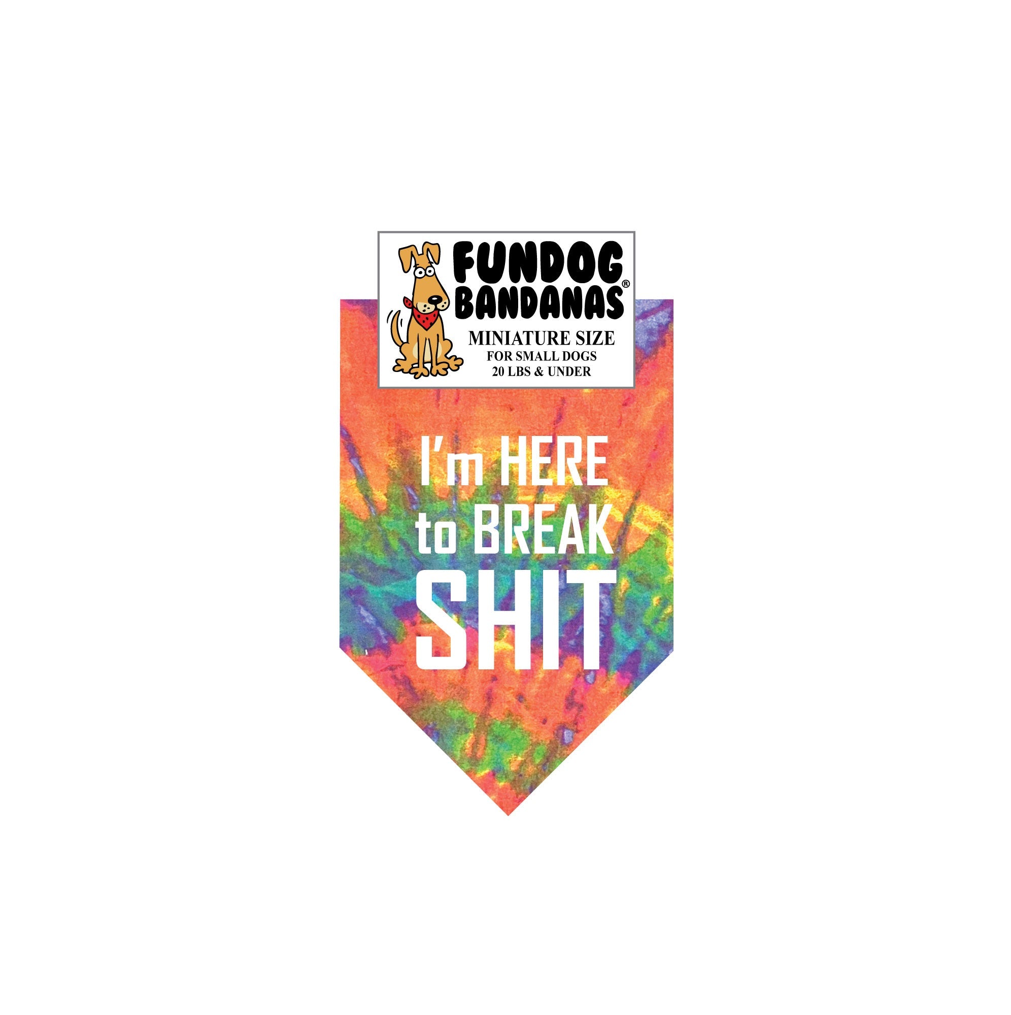 Wholesale Pack - I'm Here to Break Shit Bandana - Image 10