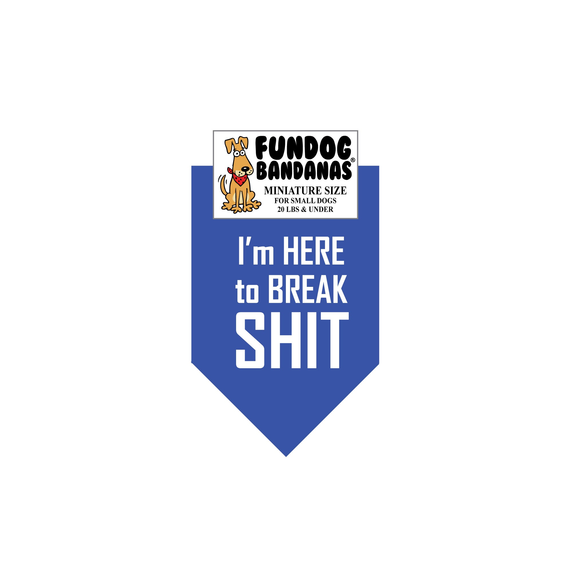 Wholesale Pack - I'm Here to Break Shit Bandana - Image 5