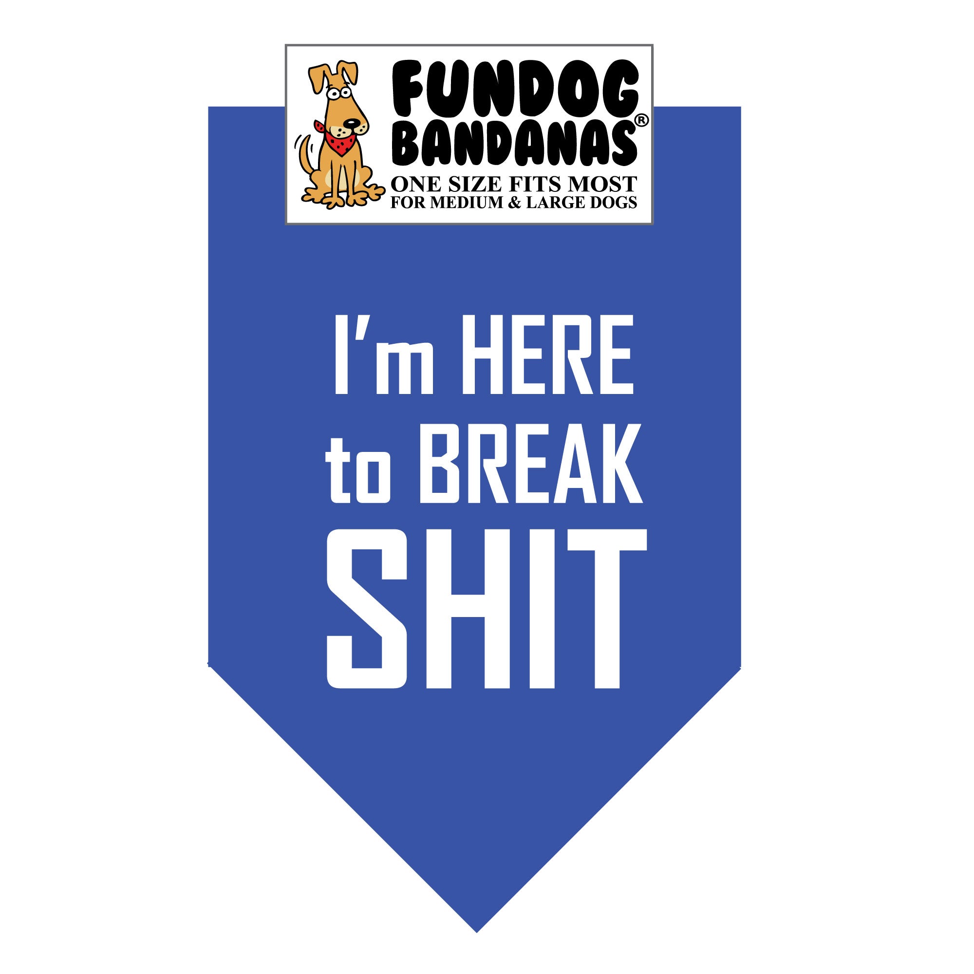 Wholesale Pack - I'm Here to Break Shit Bandana - Image 6