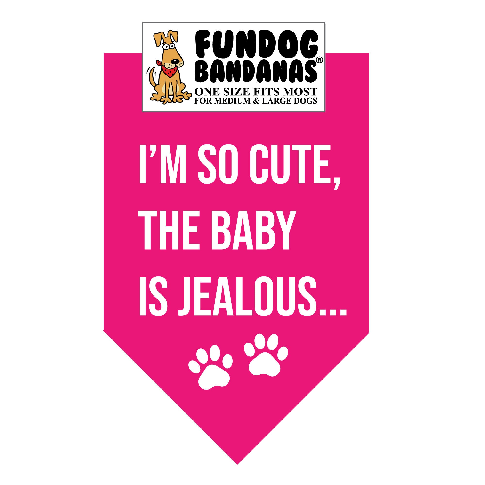 Wholesale Pack - I'M SO CUTE THE BABY IS JEALOUS Bandana - Image 9
