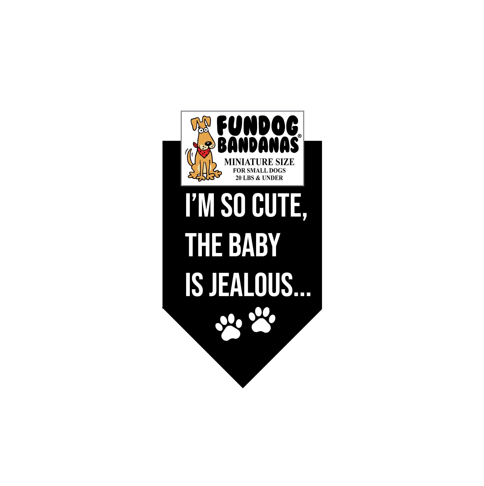 Wholesale Pack - I'M SO CUTE THE BABY IS JEALOUS Bandana - Image 6