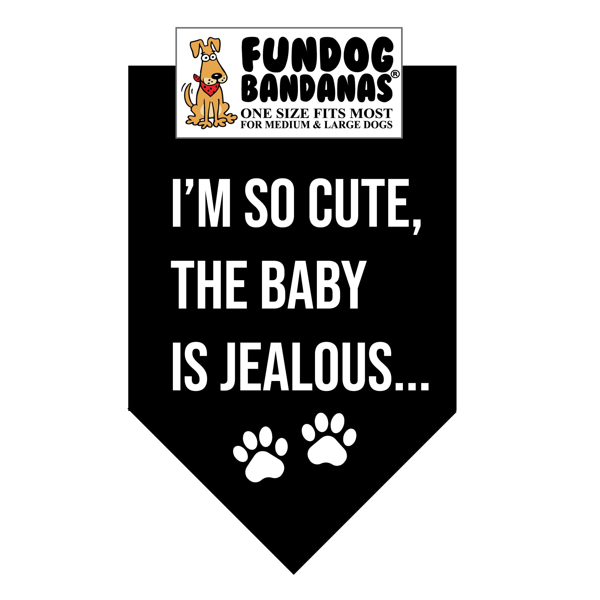 Wholesale Pack - I'M SO CUTE THE BABY IS JEALOUS Bandana - Image 7
