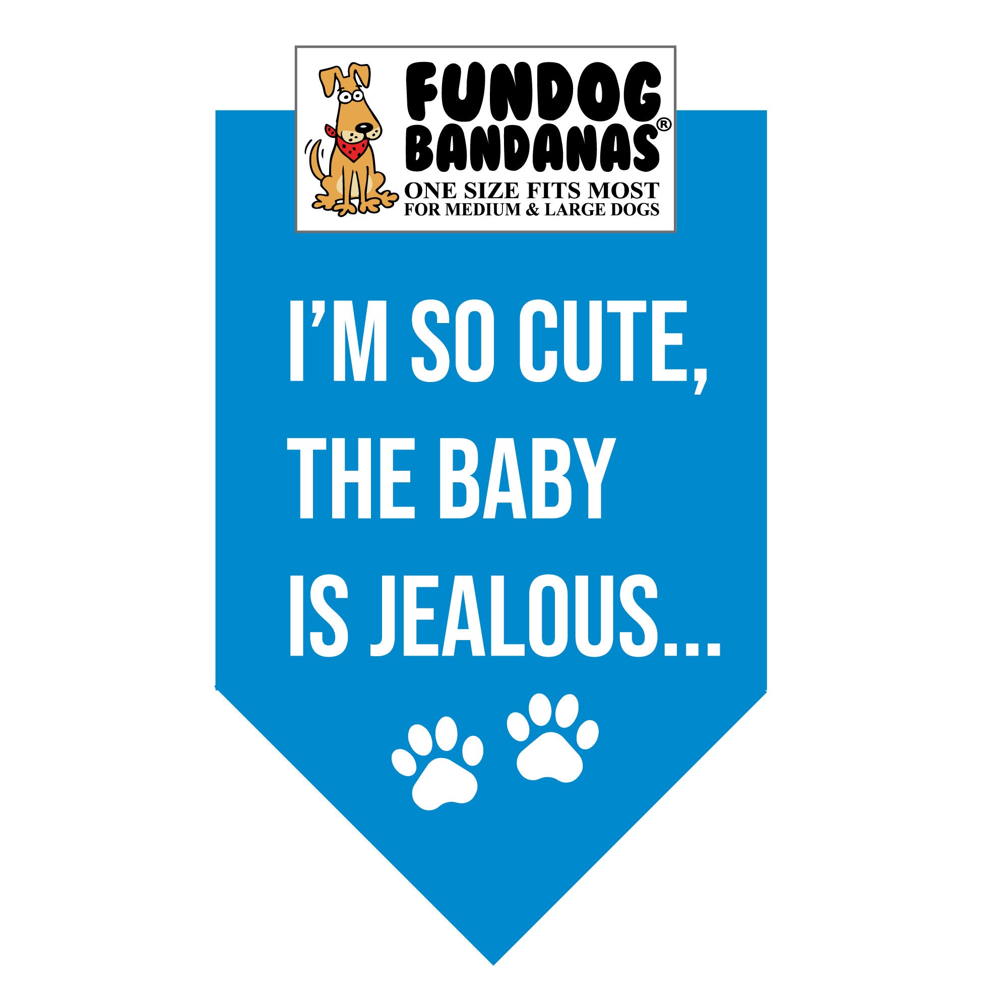 Wholesale Pack - I'M SO CUTE THE BABY IS JEALOUS Bandana - Image 5
