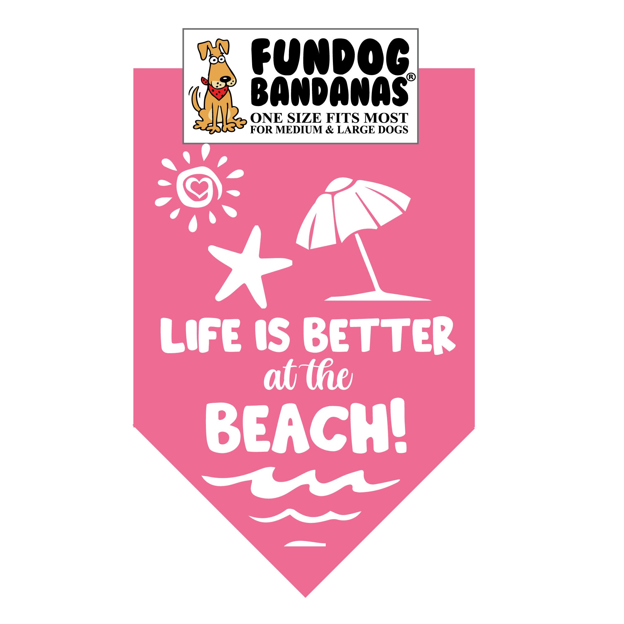 Wholesale Pack - Life is Better at the Beach Bandana - Image 10