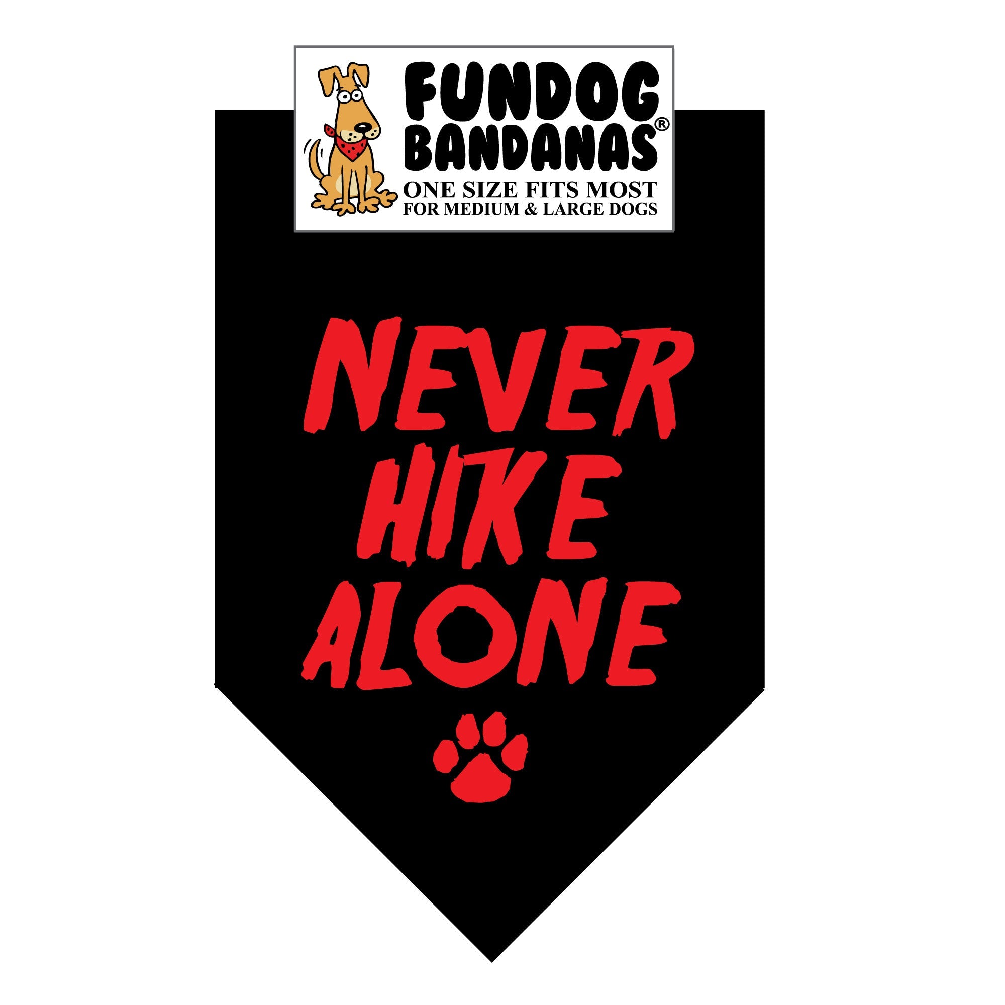 Wholesale Pack - NEVER HIKE ALONE Bandana - Image 2