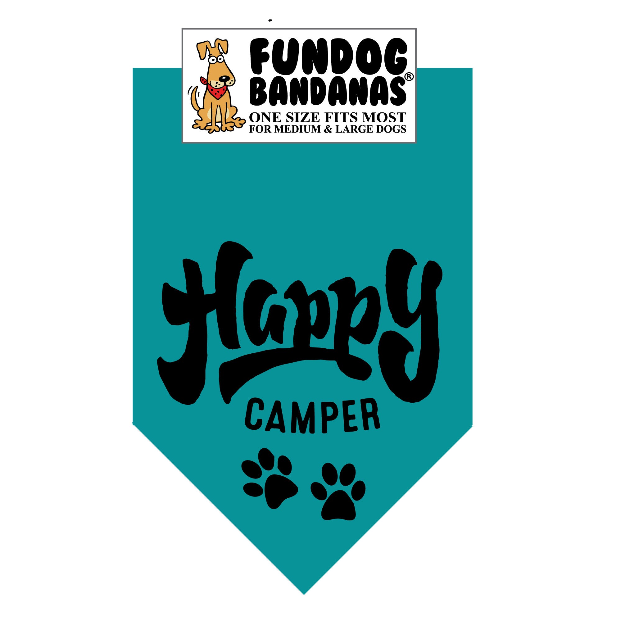 Wholesale Pack - Happy Camper Bandana - Assorted Colors - Image 5