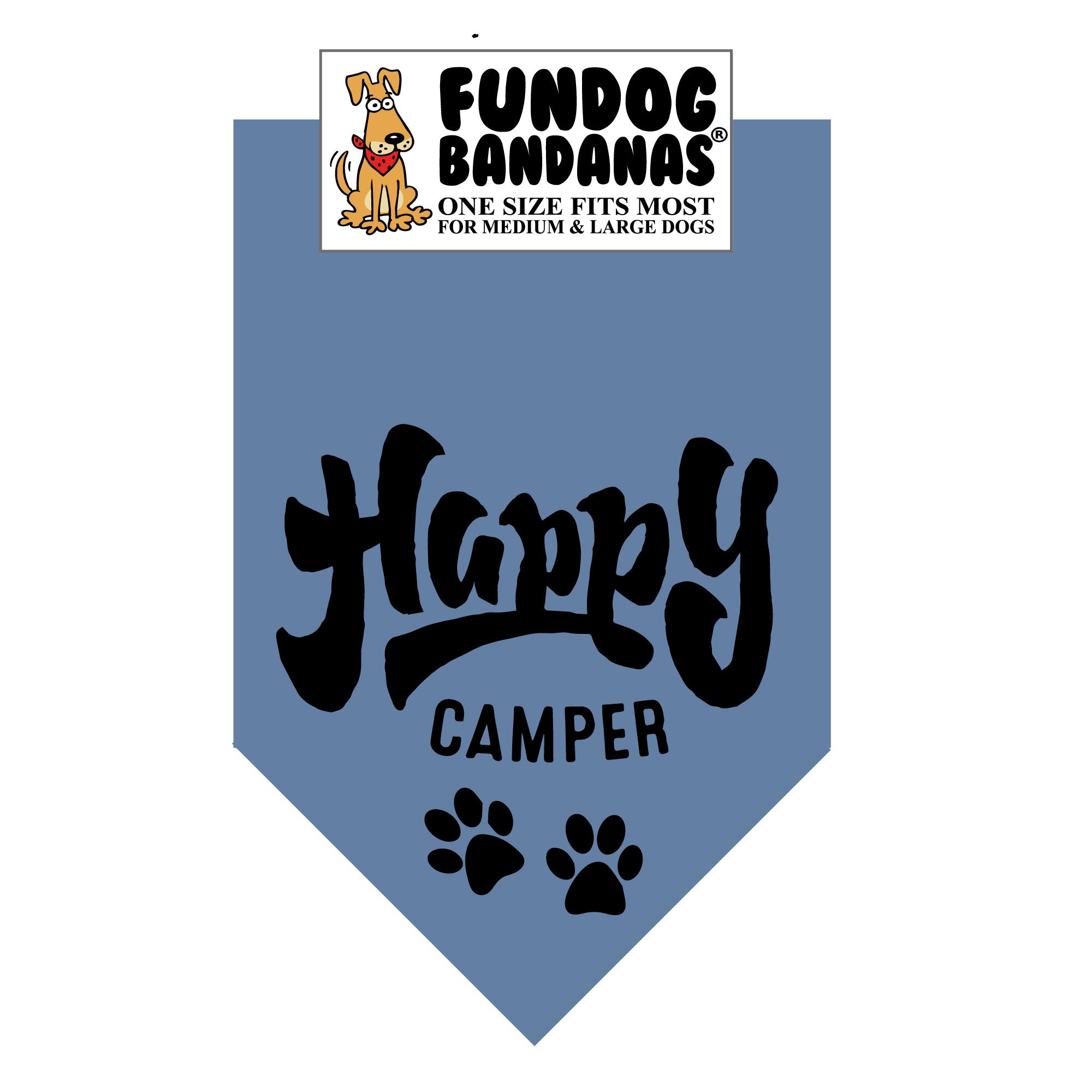 Wholesale Pack - Happy Camper Bandana - Assorted Colors - Image 8