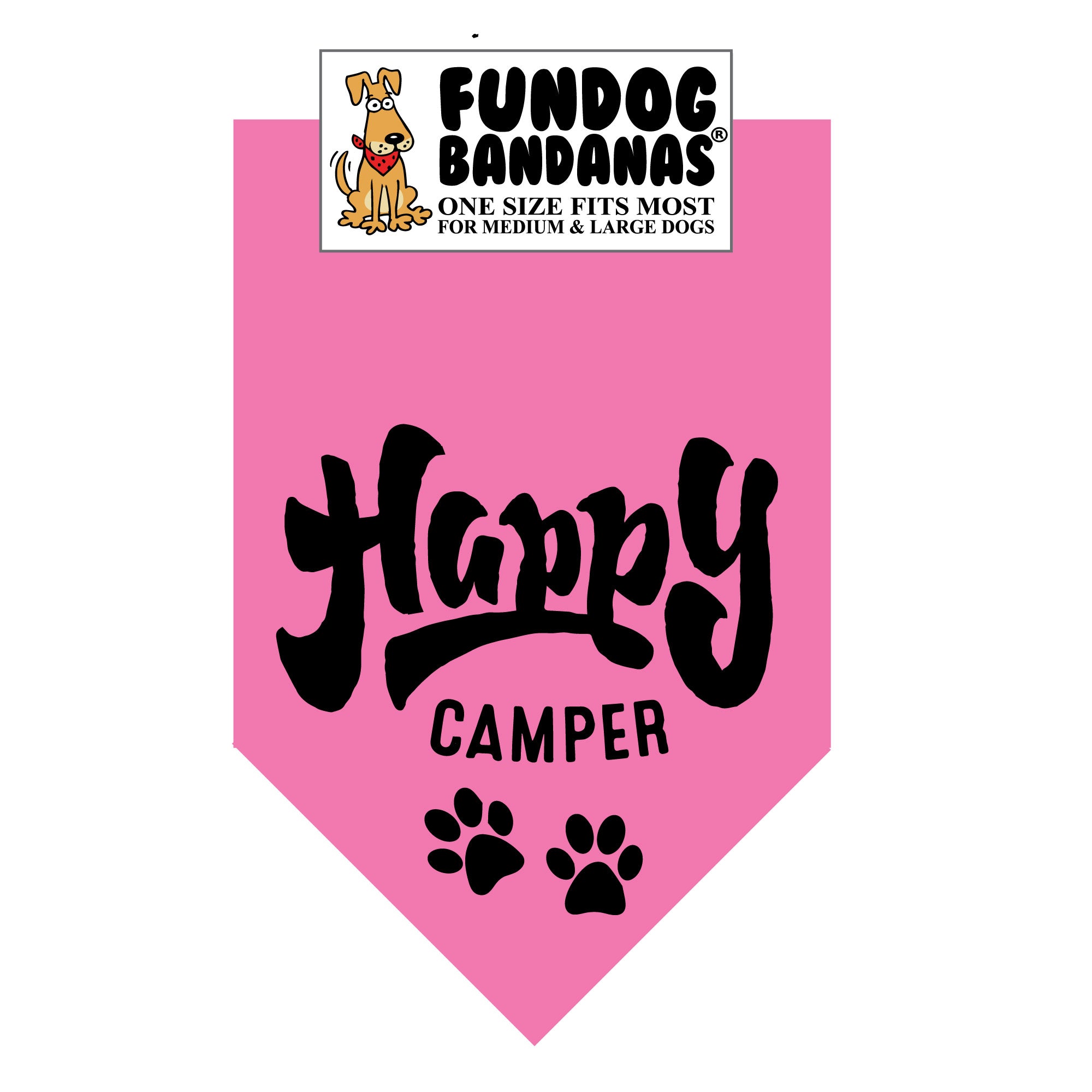 Wholesale Pack - Happy Camper Bandana - Assorted Colors - Image 10