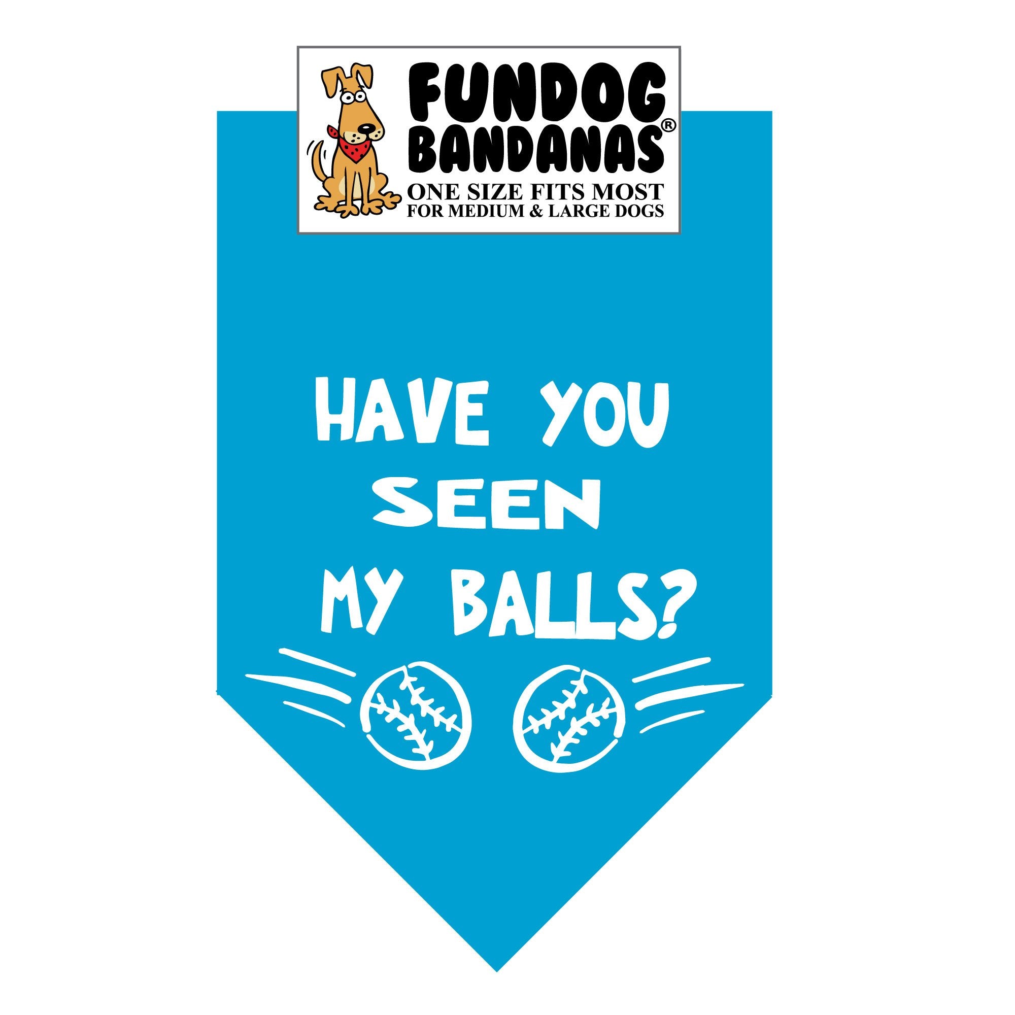 Wholesale 10 Pack - Have you Seen my Balls? Bandana - Assorted Colors - FunDogBandanas