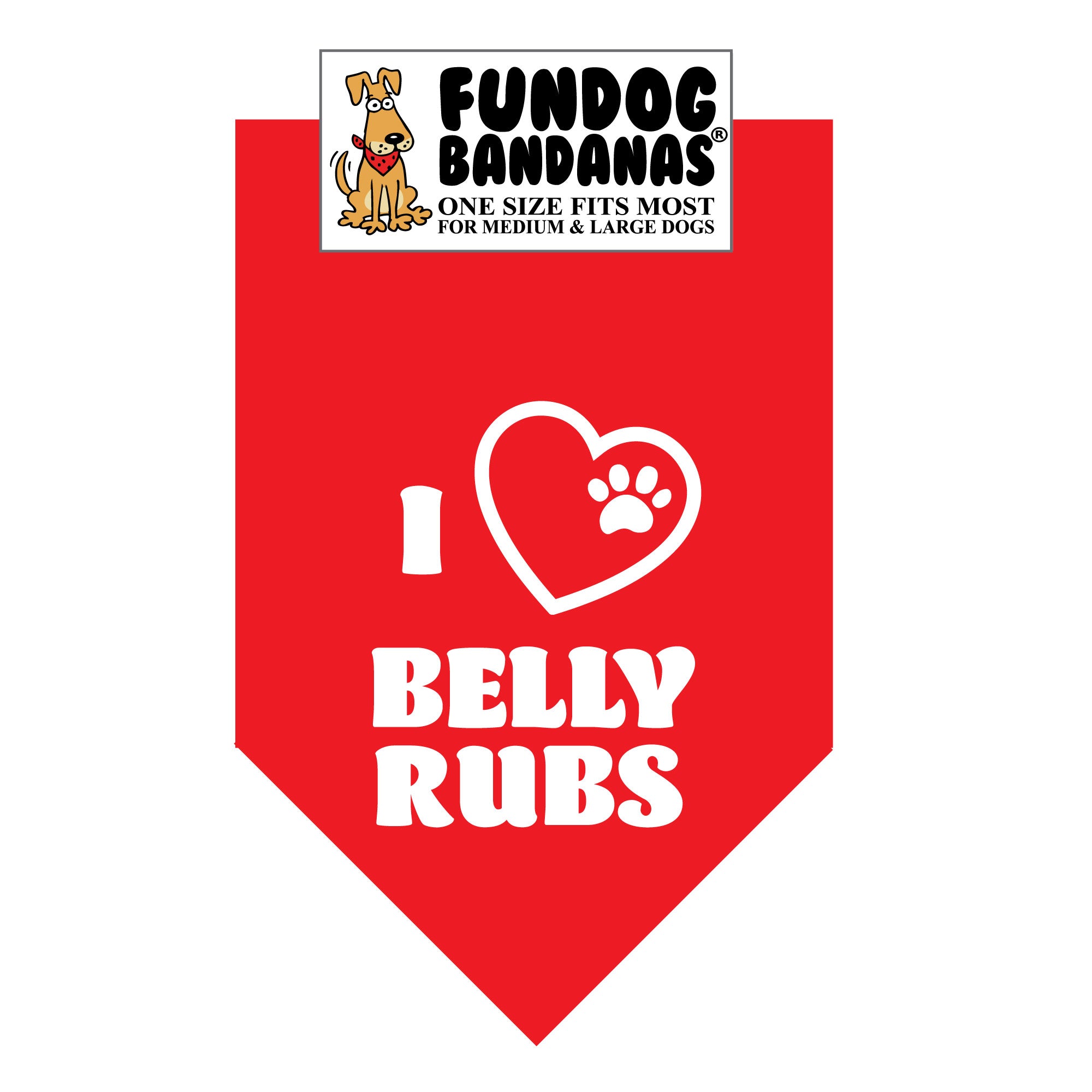 Wholesale Pack - I Love Belly Rubs - Assorted Colors - Image 2