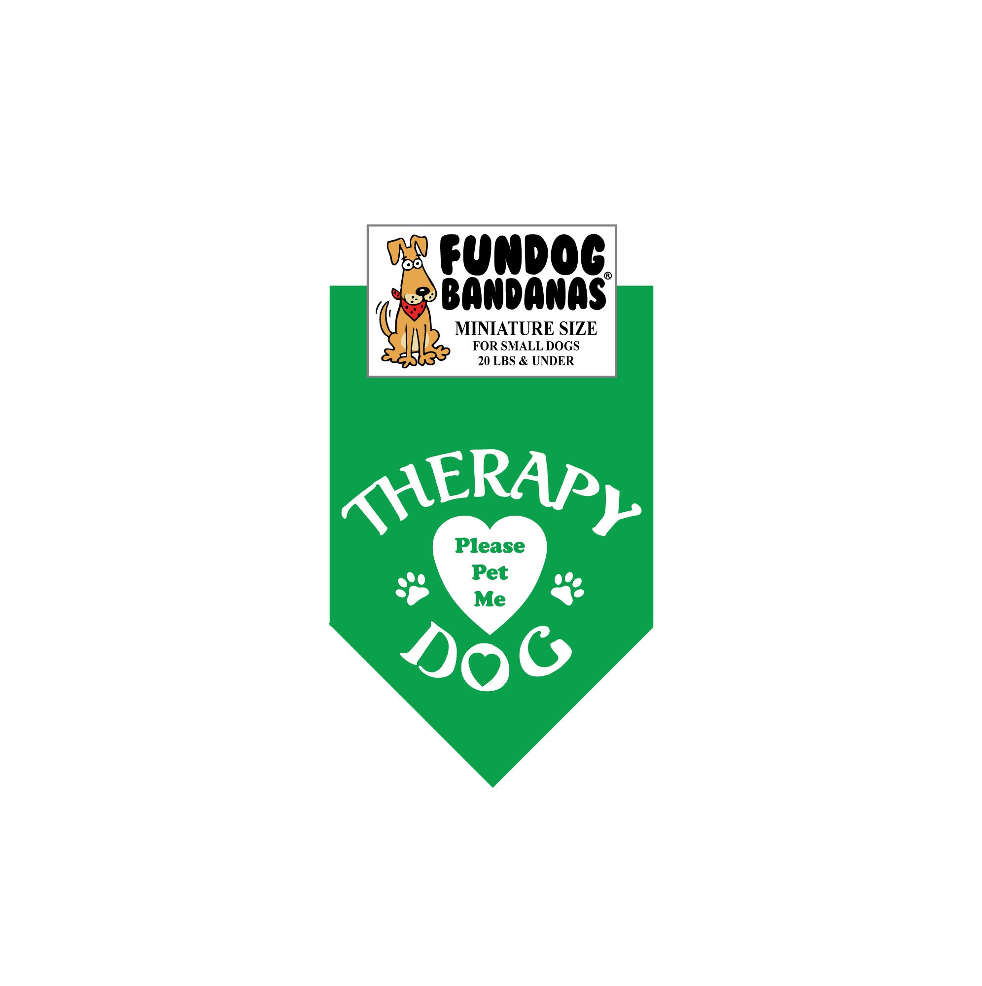 Therapy Dog Please Pet Me Bandana - Image 9