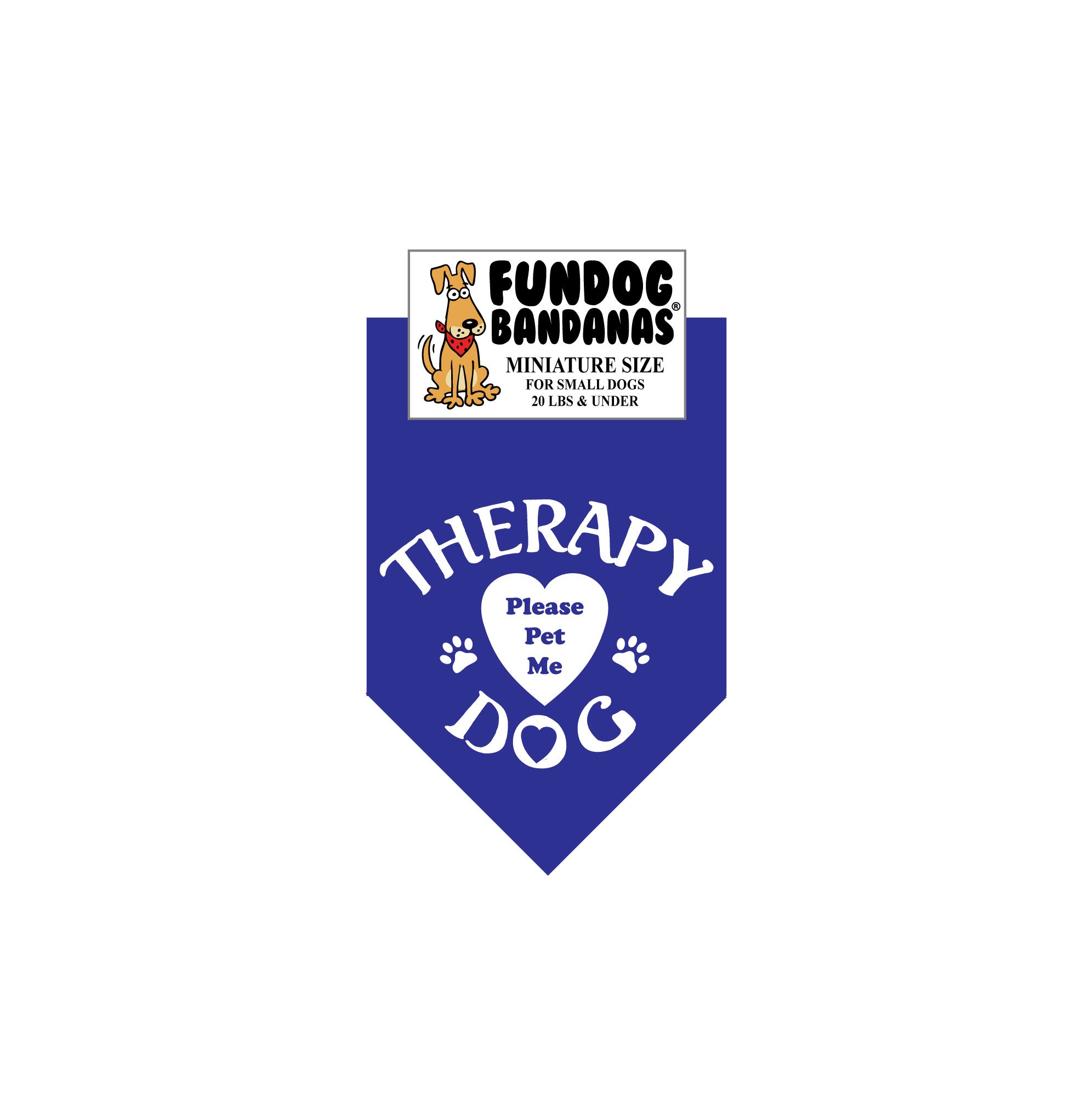 Therapy Dog Please Pet Me Bandana - Image 7