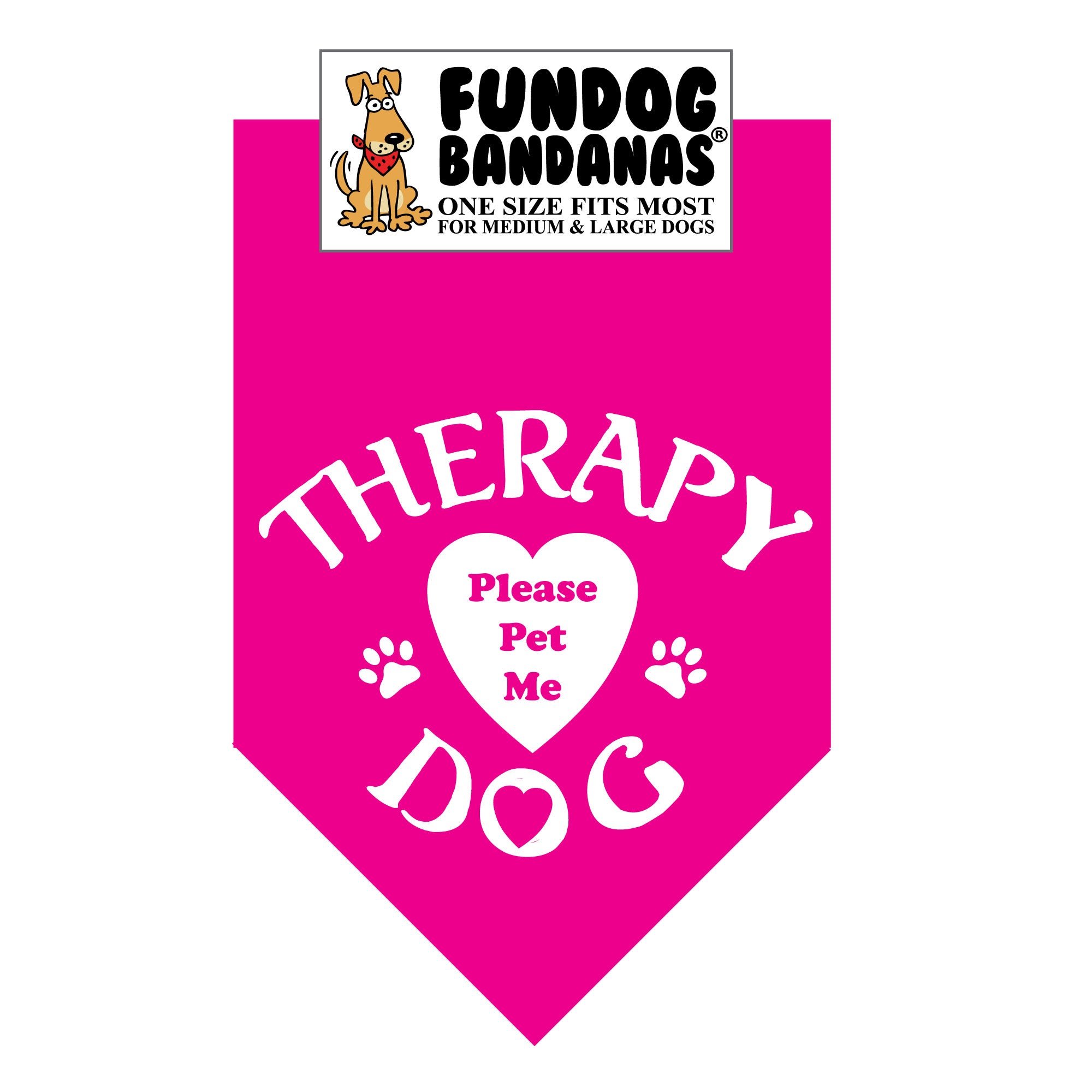 Therapy Dog Please Pet Me Bandana - Image 6