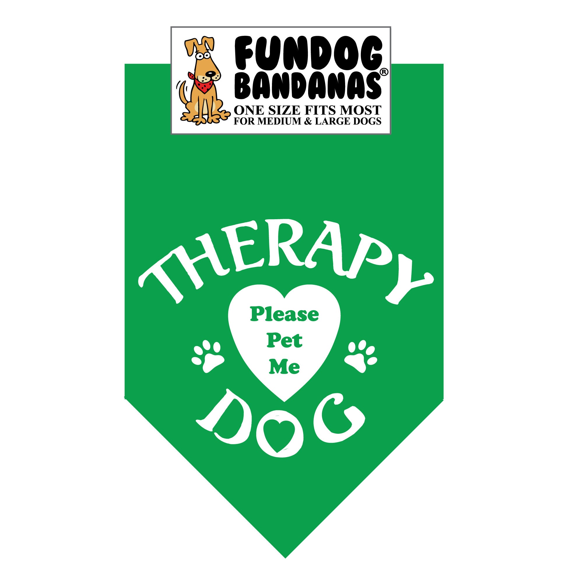 Therapy Dog Please Pet Me Bandana - Image 10