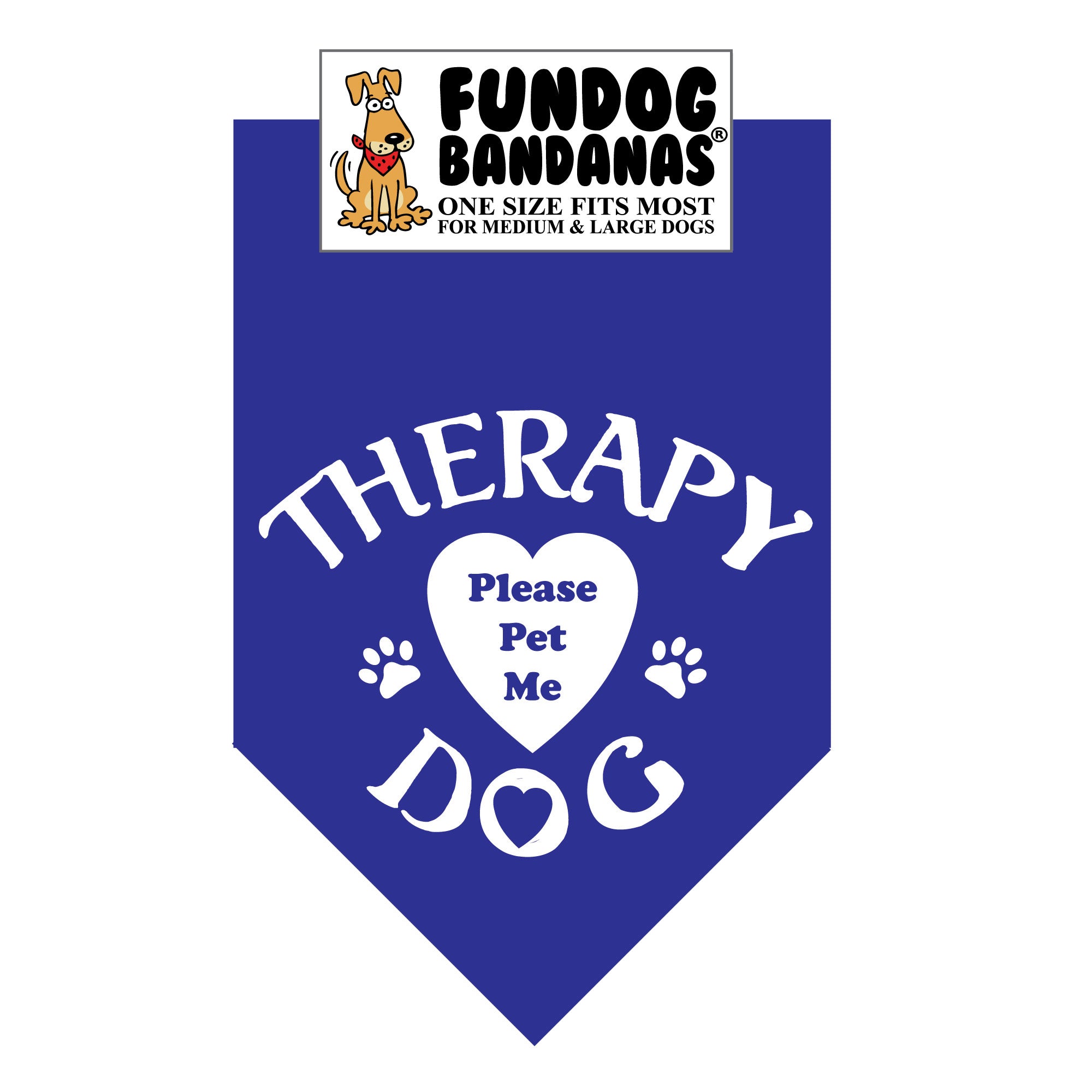 Therapy Dog Please Pet Me Bandana - Image 8