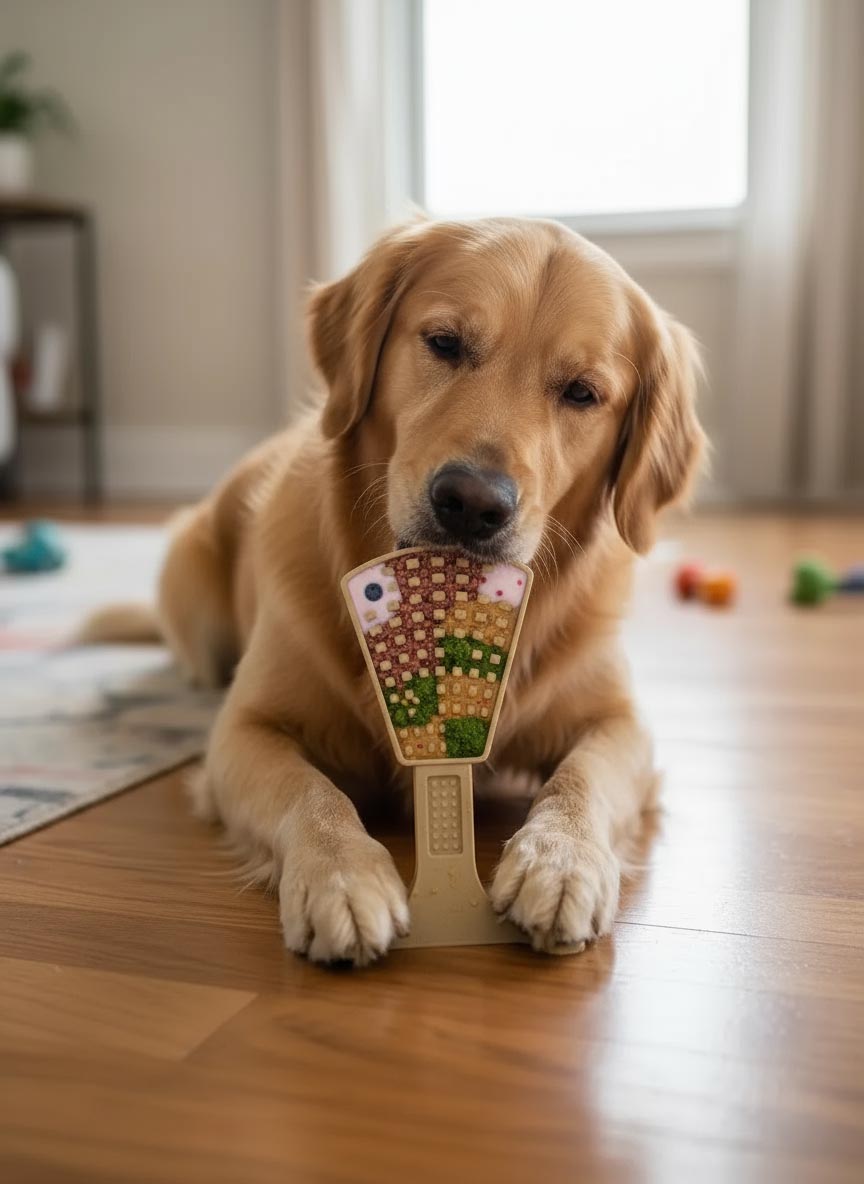 SodaPup Waffle Tower Nylon Chew & Enrichment Toy | 2-in-1 Aggressive Chewers