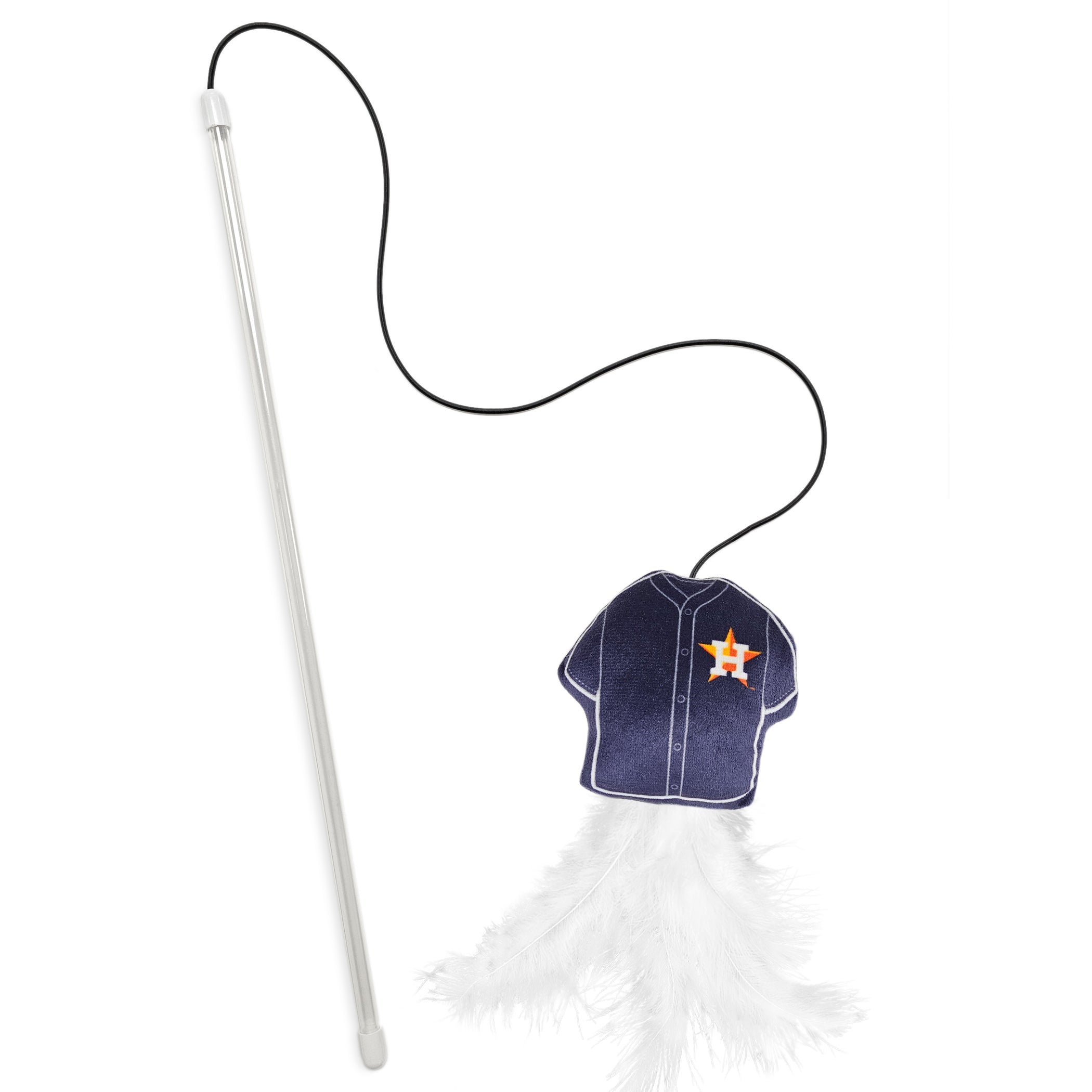 HOUSTON ASTROS TEAM JERSEY WAND WITH CAT NIP