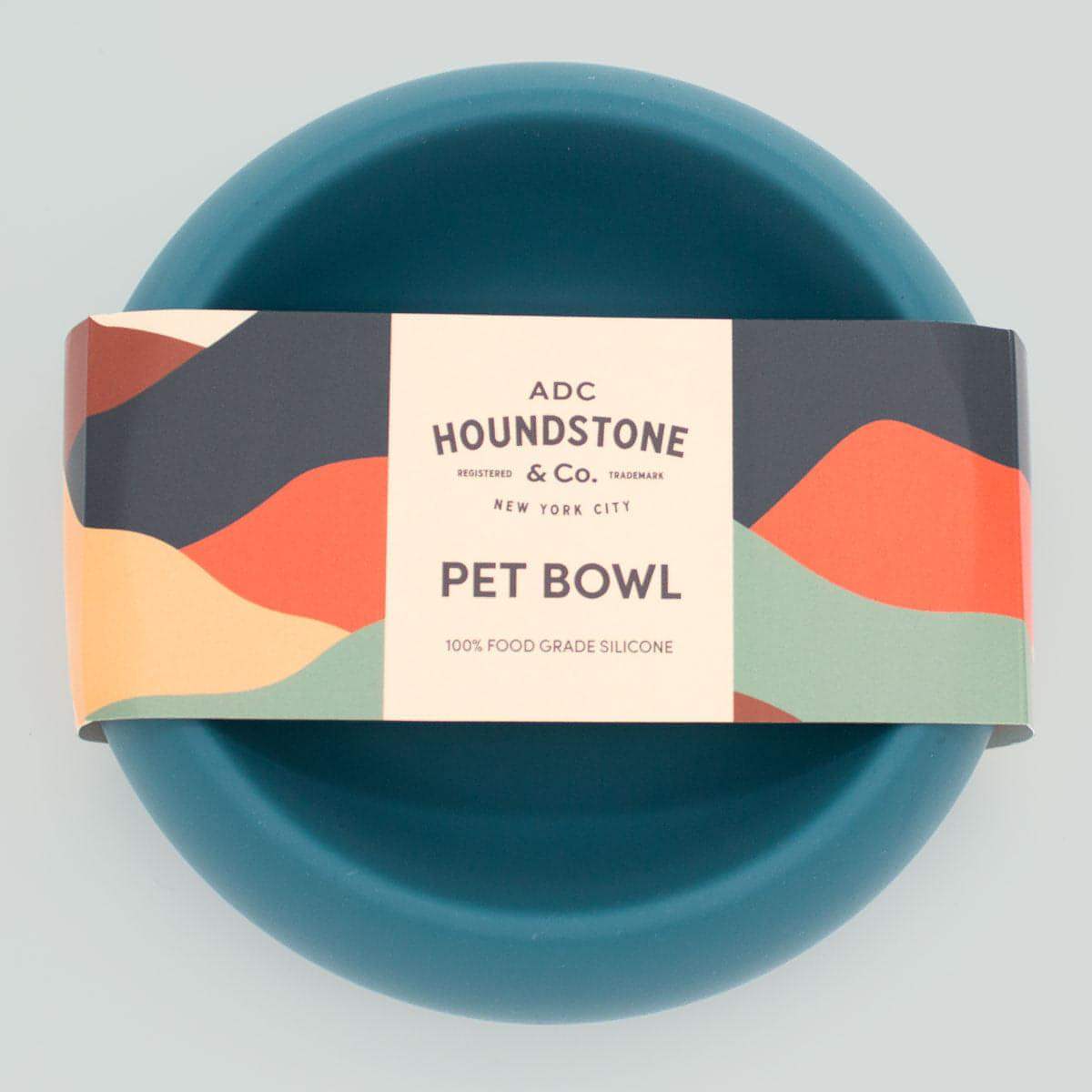 Coquito Silicone Dog Bowl, 1 Cup, Caribbean Sea